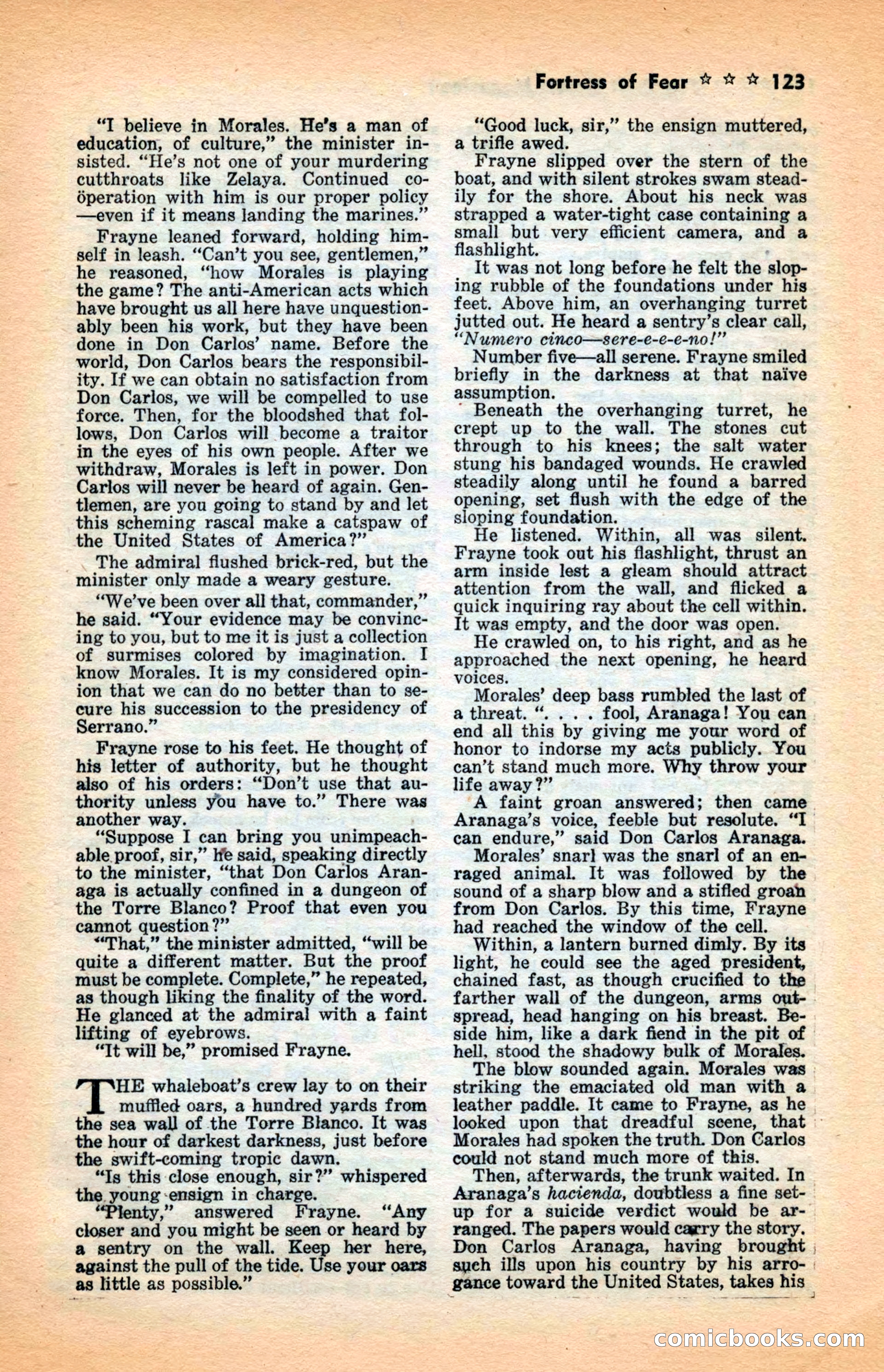 10 Short Novels Magazine — page 125: Pulp Fiction, 1938