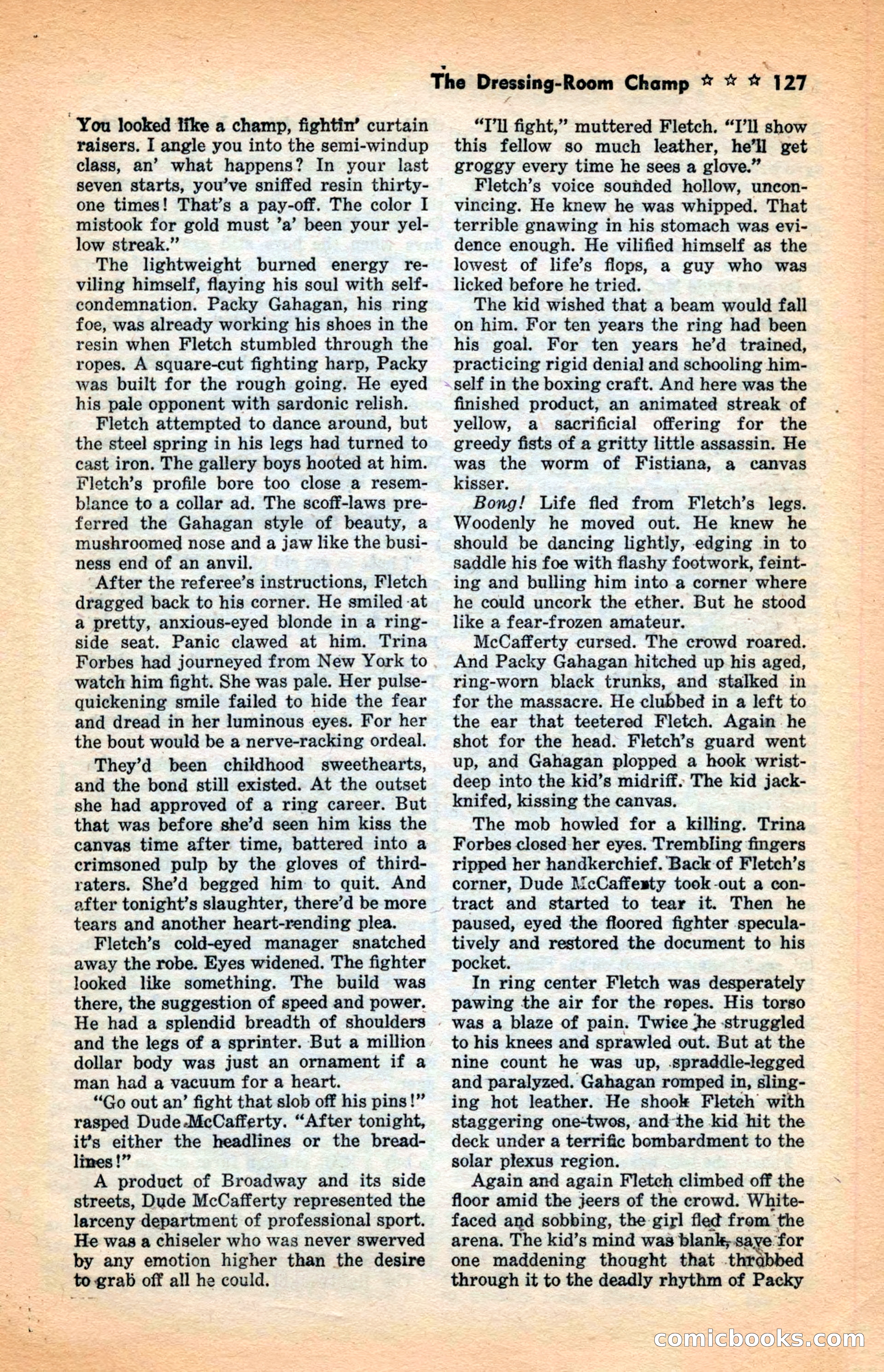 10 Short Novels Magazine — page 129: Pulp Fiction, 1938