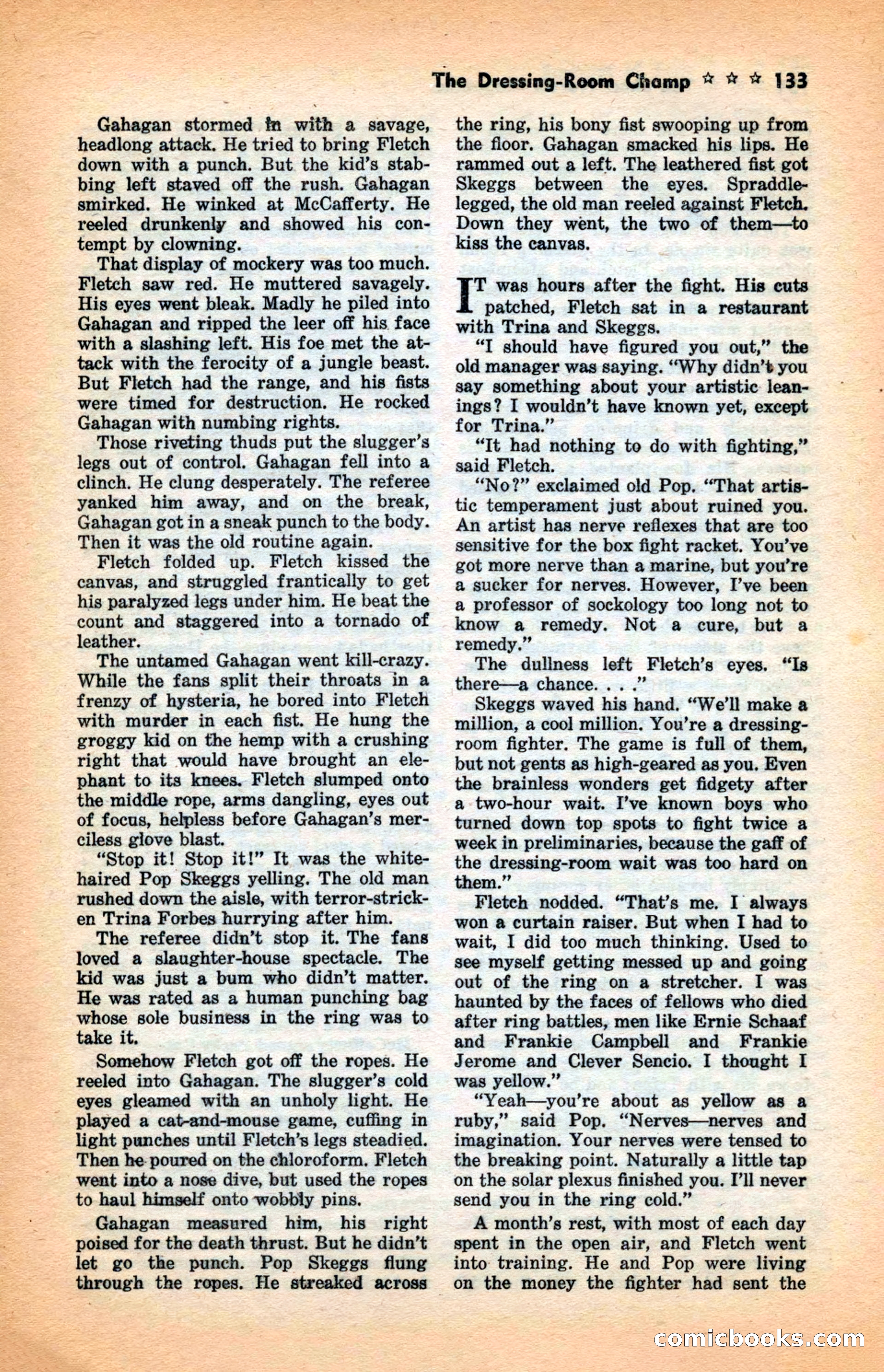 10 Short Novels Magazine — page 135: Pulp Fiction, 1938