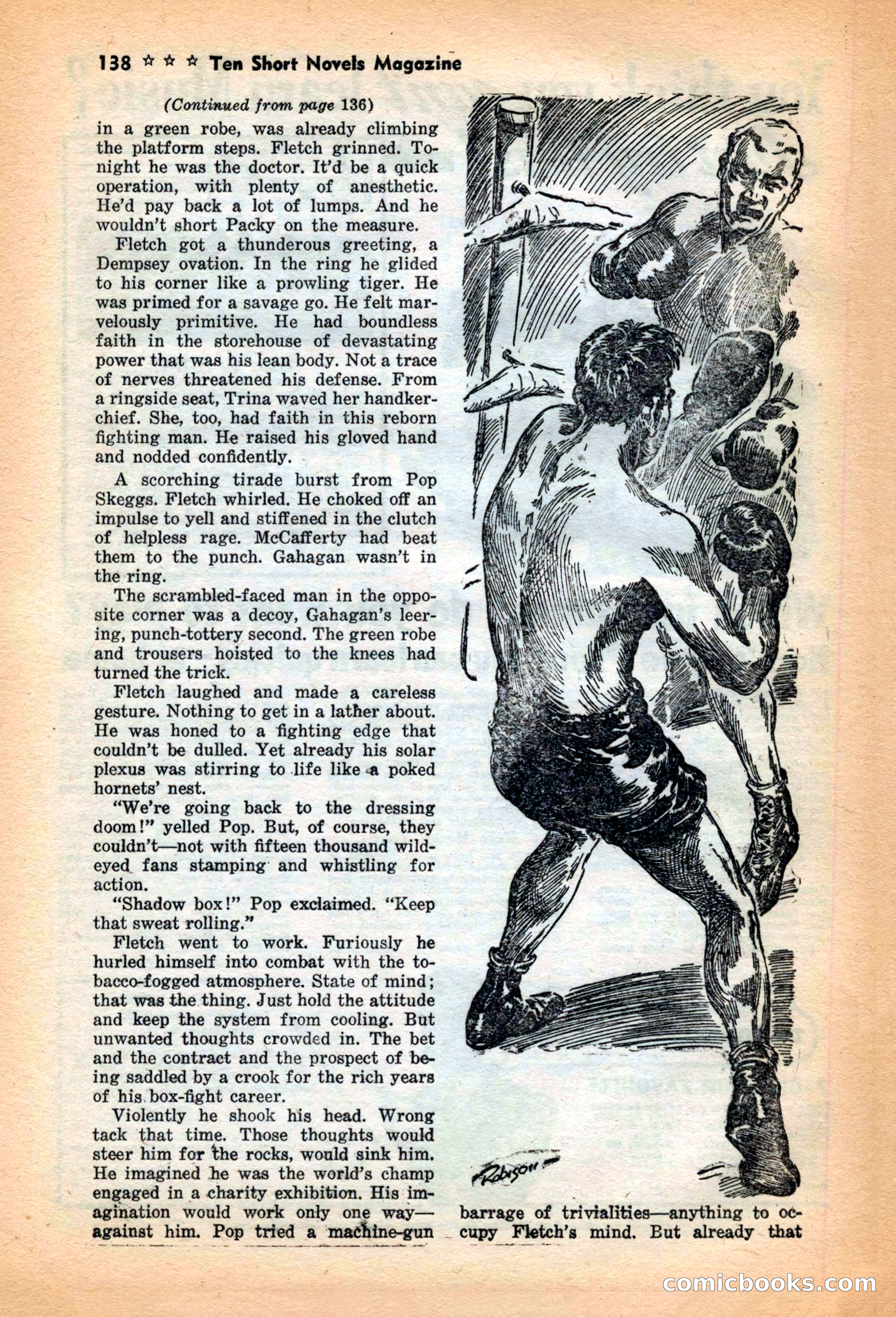 10 Short Novels Magazine — page 140: Pulp Fiction, 1938