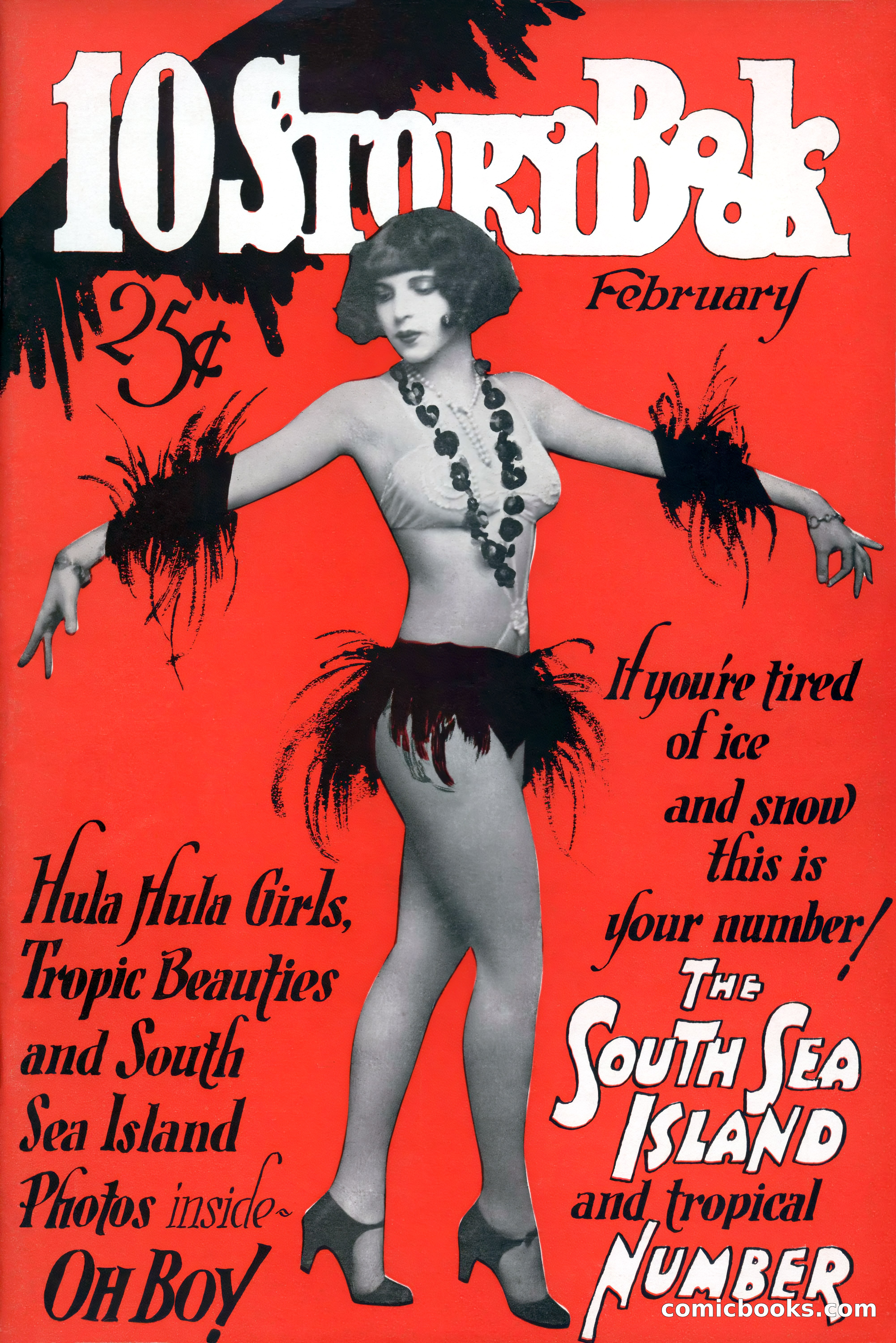 10-Story Book, February 1928 — page 1: Pulp Fiction, 1928
