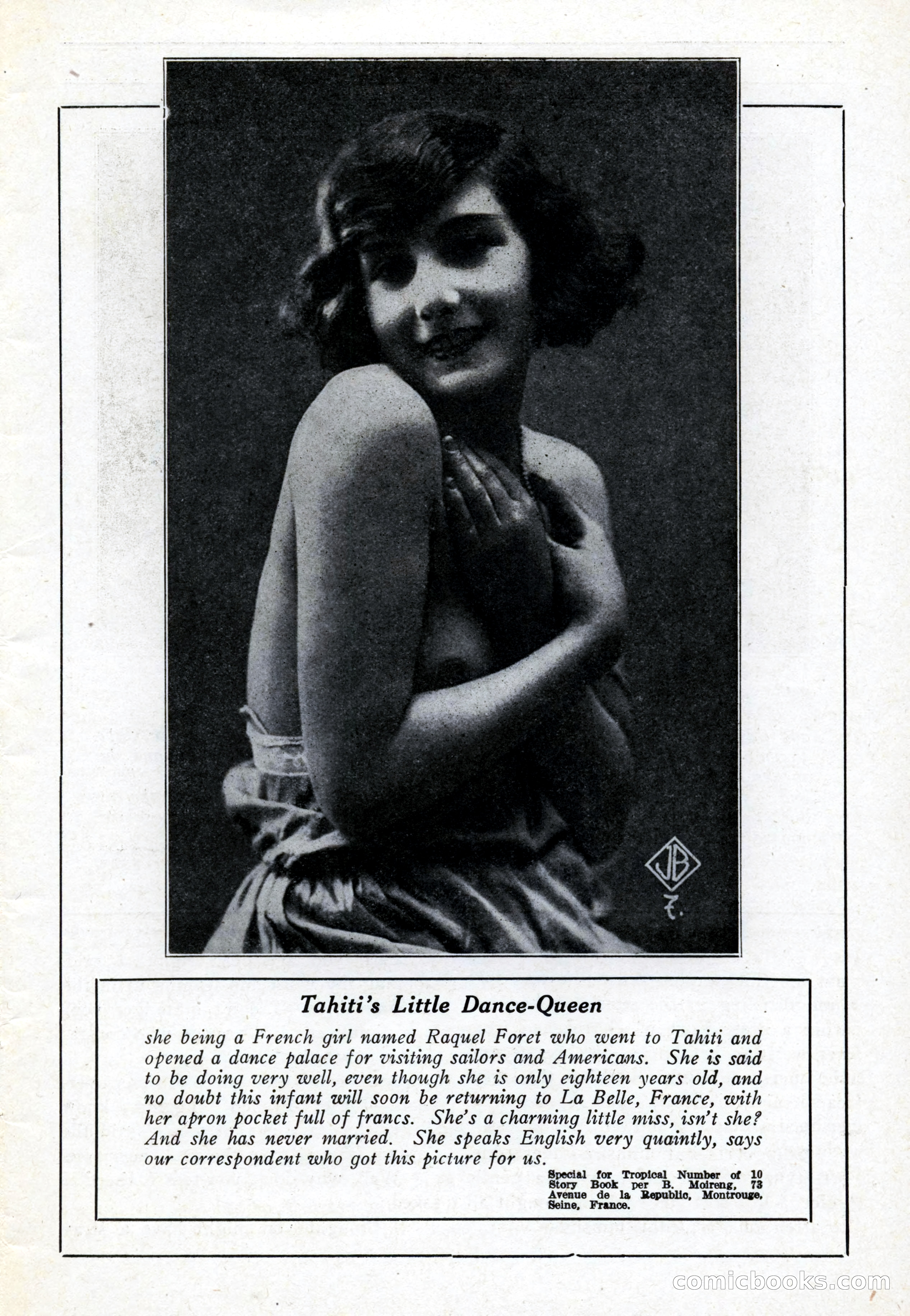10-Story Book, February 1928 — page 5: Pulp Fiction, 1928