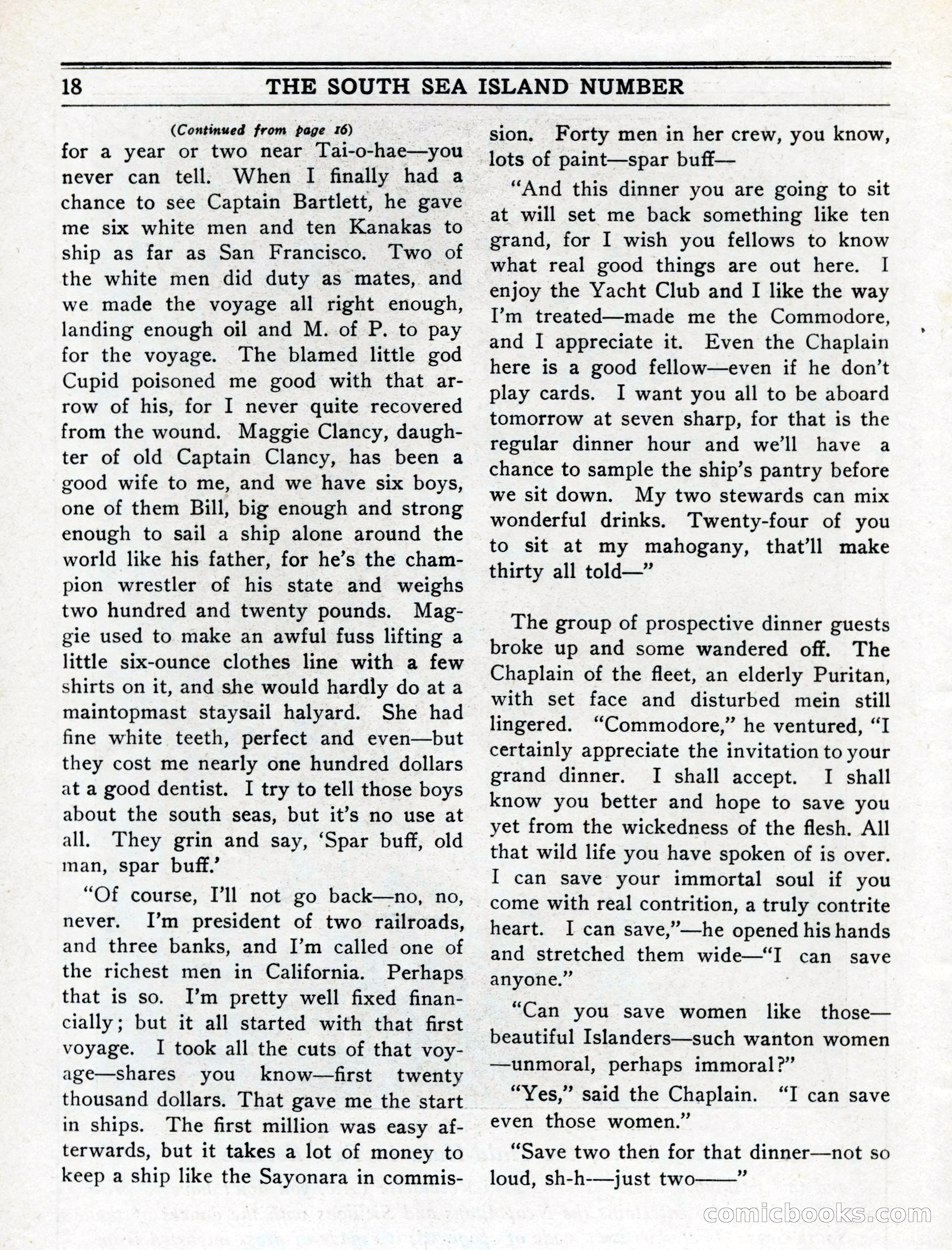 10-Story Book, February 1928 — page 20: Pulp Fiction, 1928
