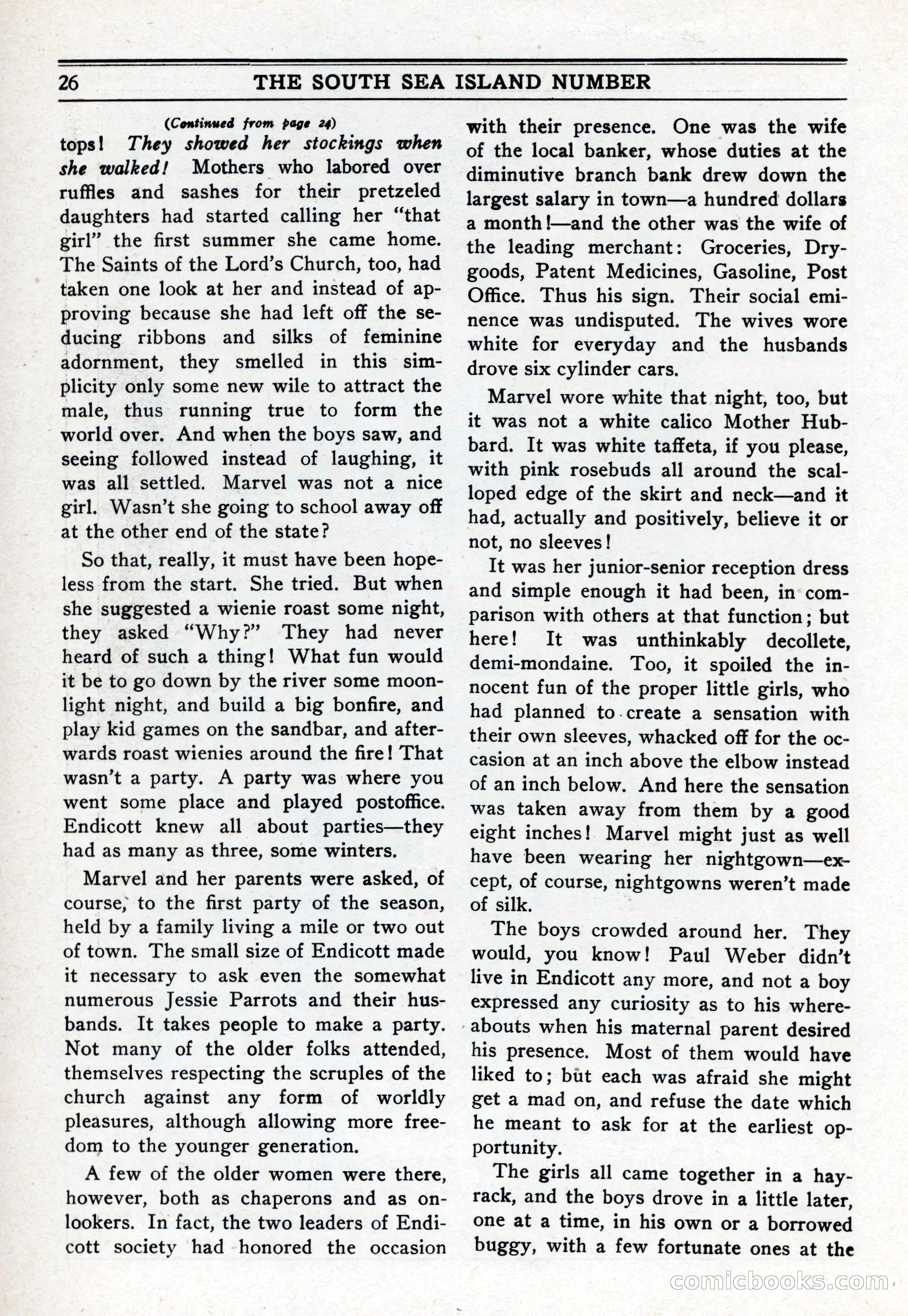 10-Story Book, February 1928 — page 28: Pulp Fiction, 1928