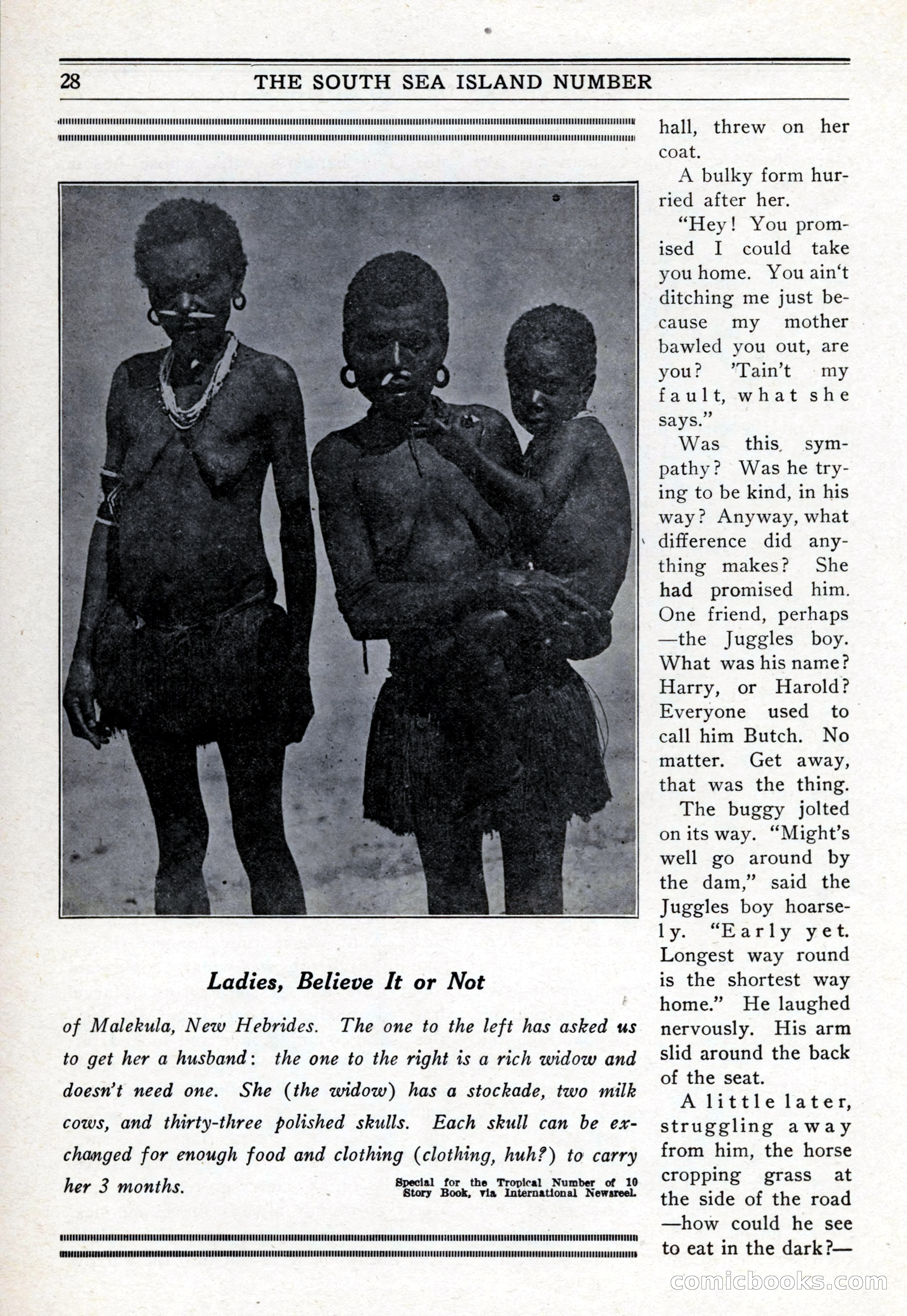 10-Story Book, February 1928 — page 30: Pulp Fiction, 1928