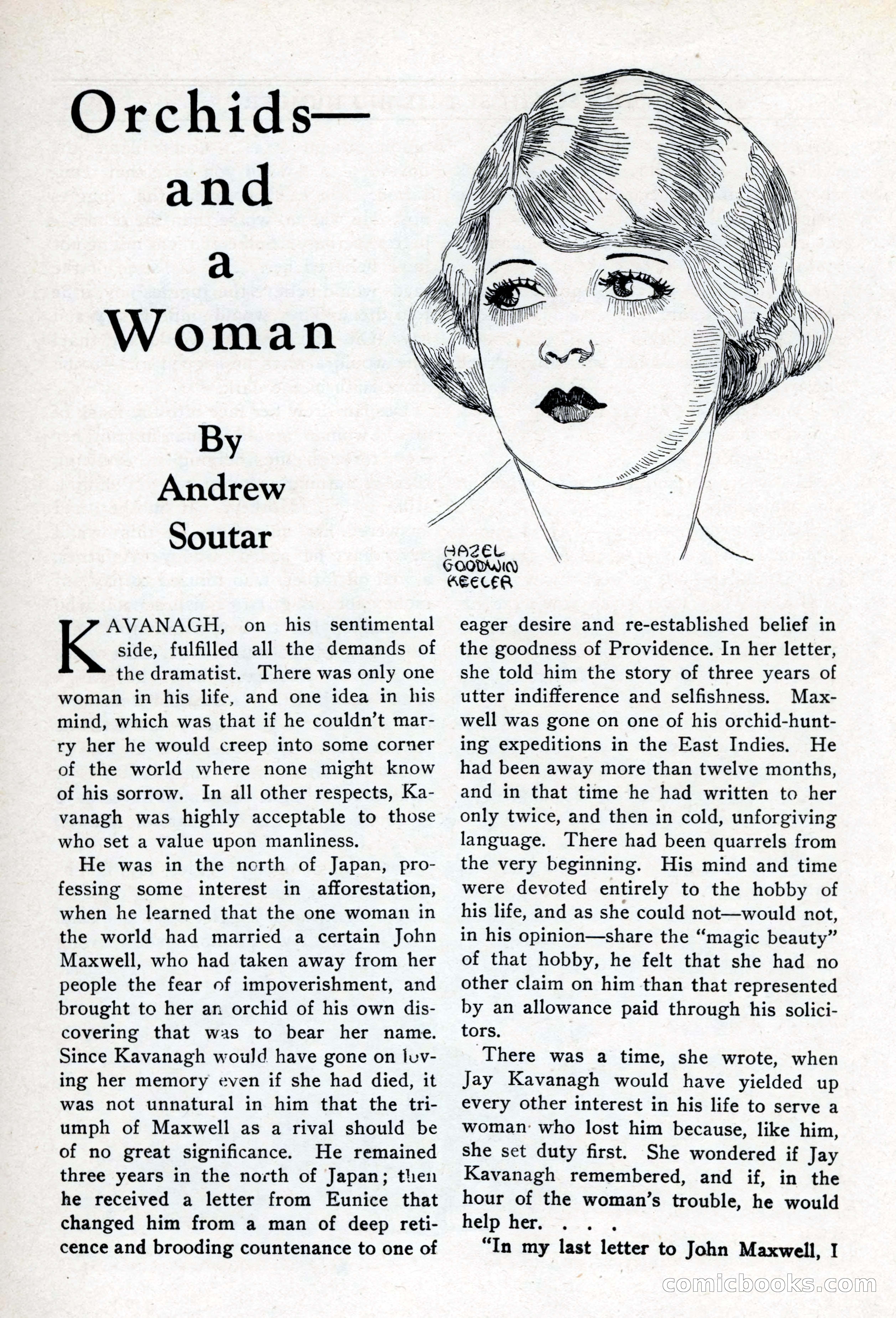 10-Story Book, February 1928 — page 32: Pulp Fiction, 1928