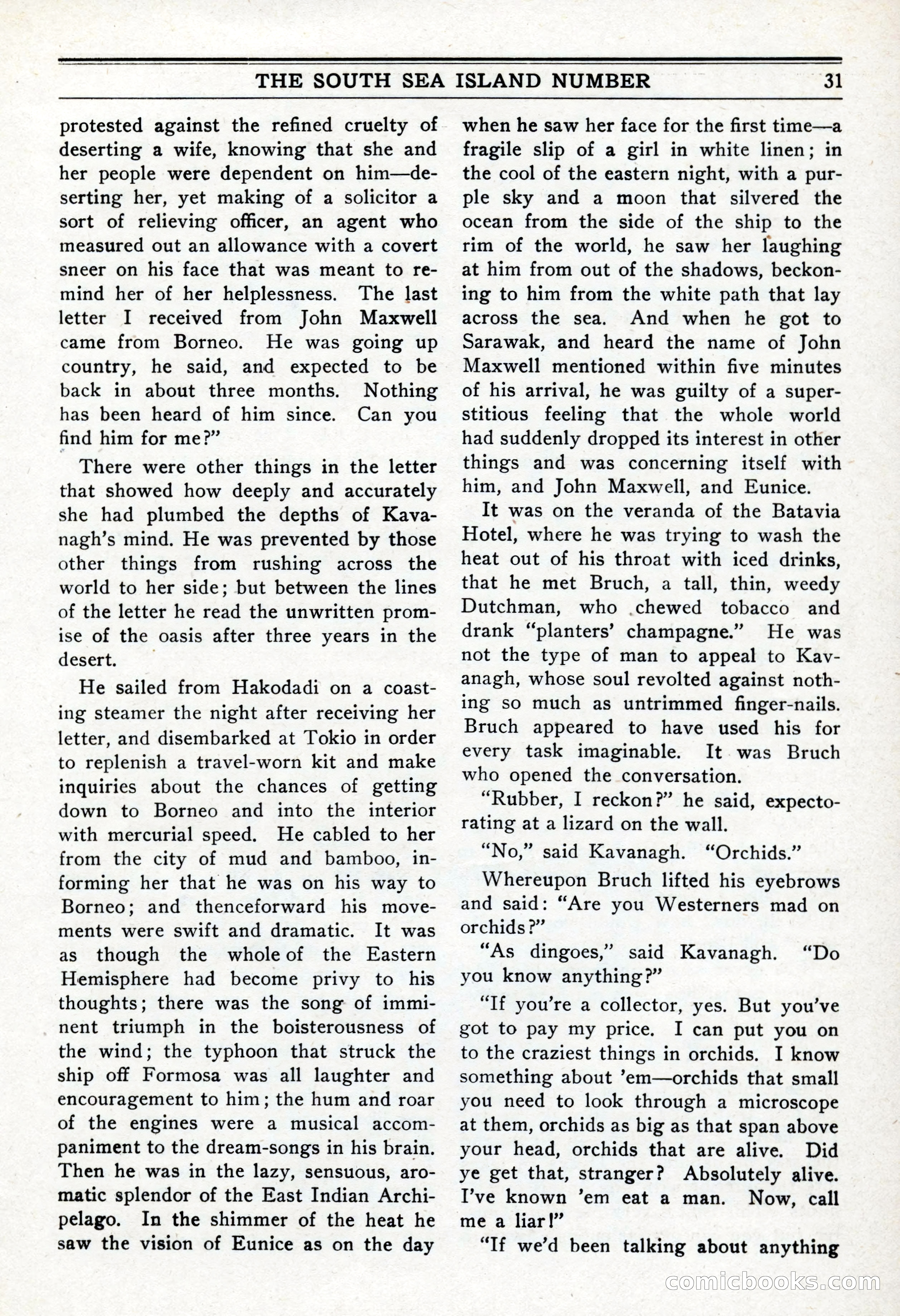 10-Story Book, February 1928 — page 33: Pulp Fiction, 1928