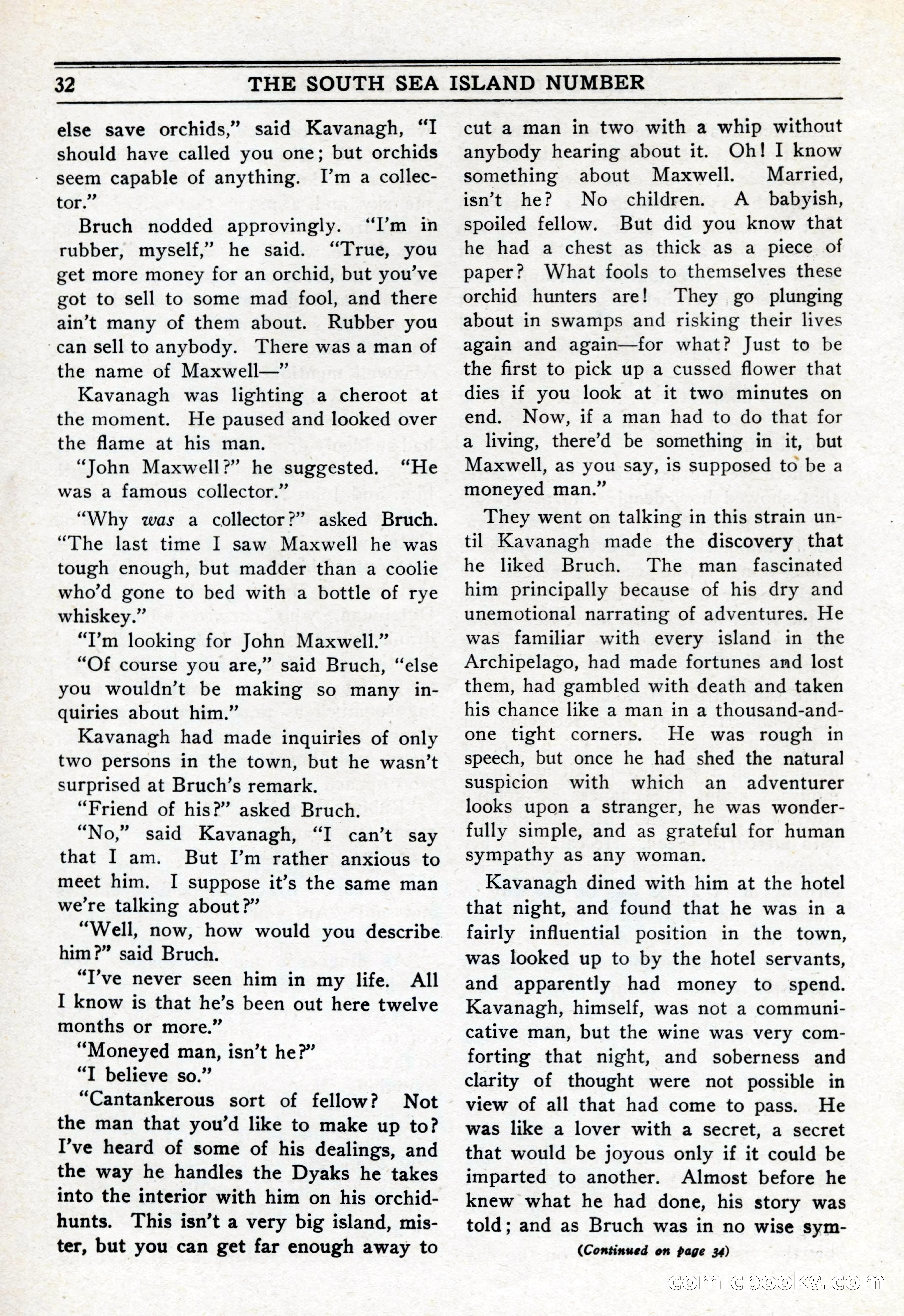 10-Story Book, February 1928 — page 34: Pulp Fiction, 1928