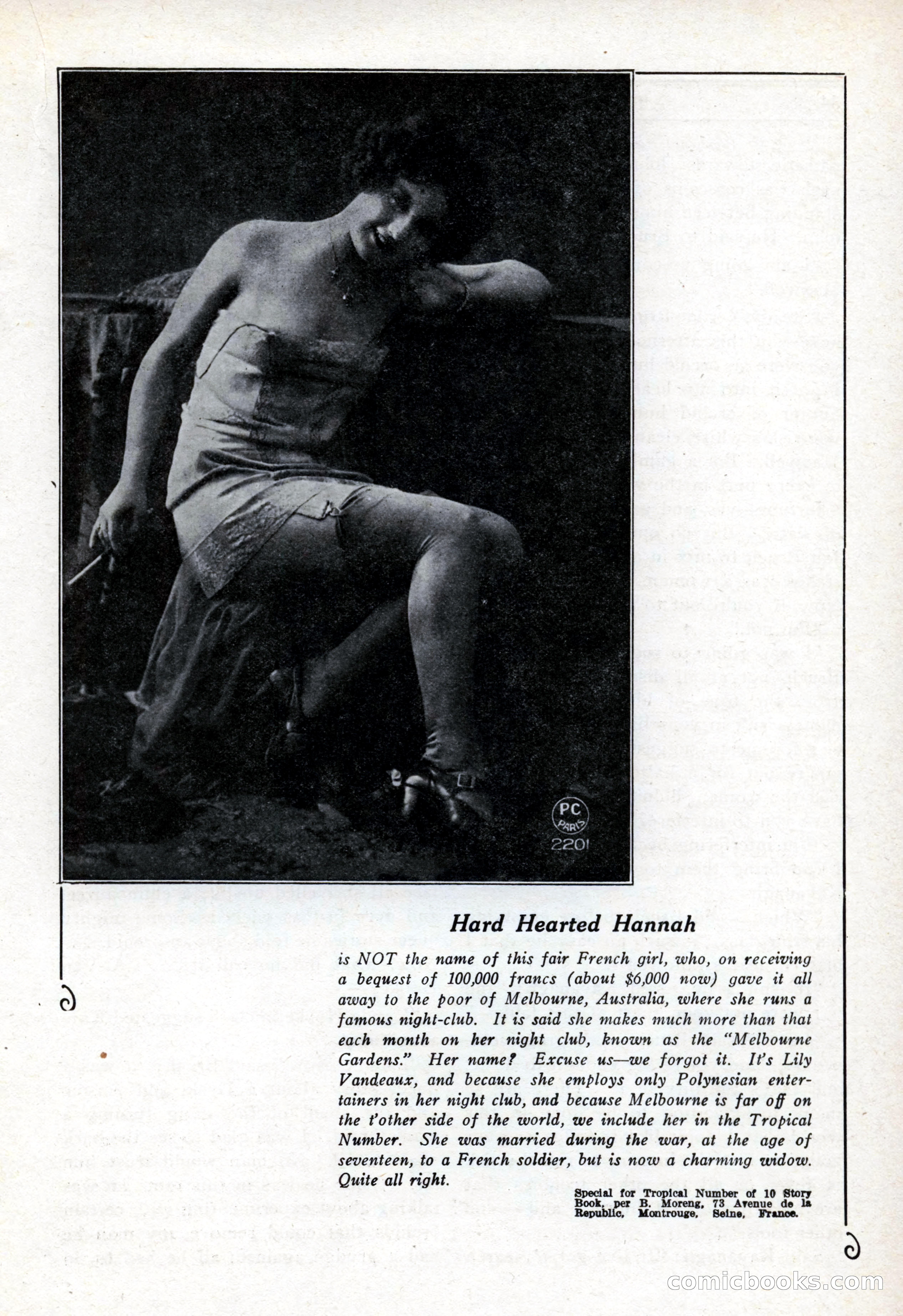 10-Story Book, February 1928 — page 35: Pulp Fiction, 1928