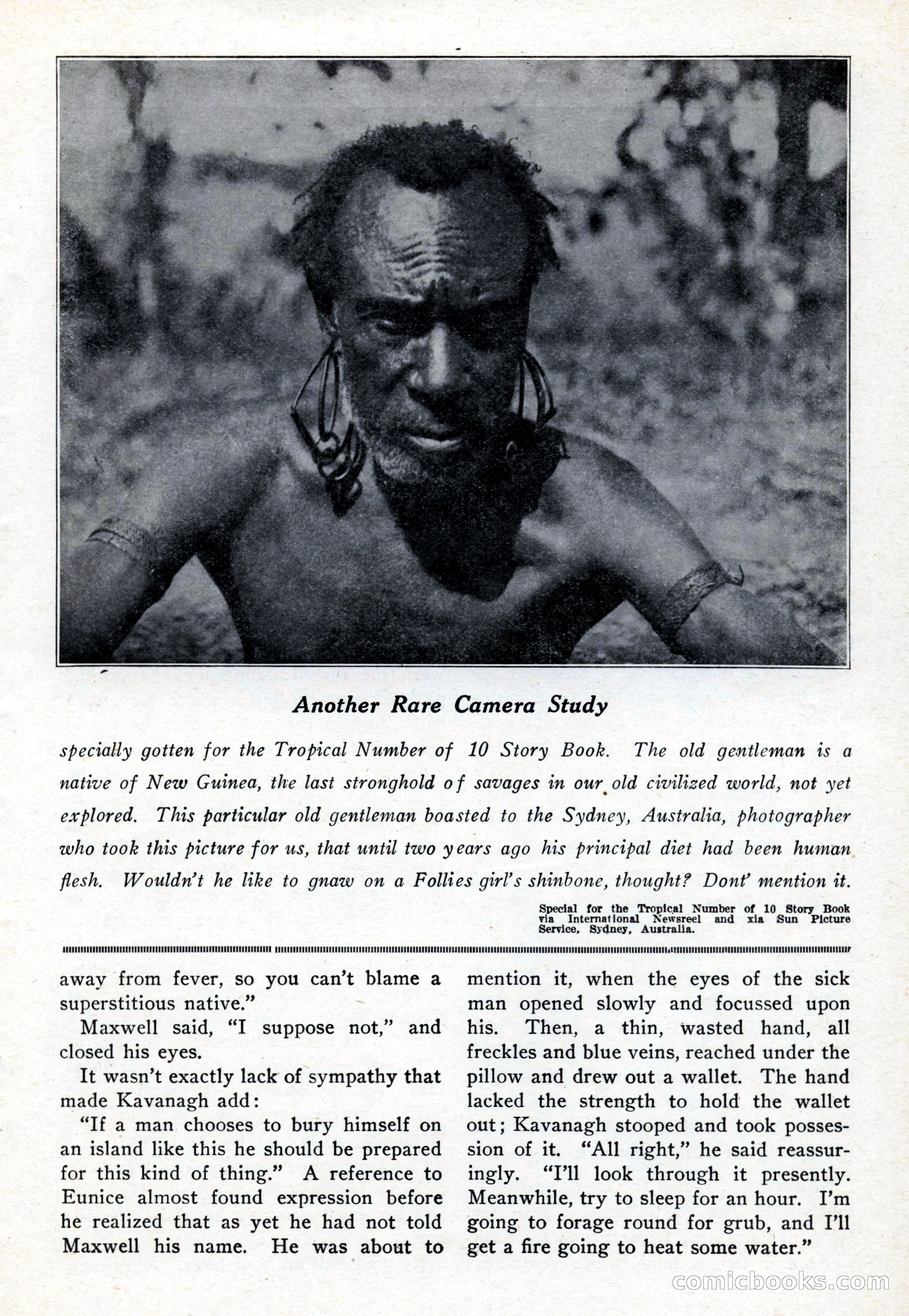 10-Story Book, February 1928 — page 39: Pulp Fiction, 1928