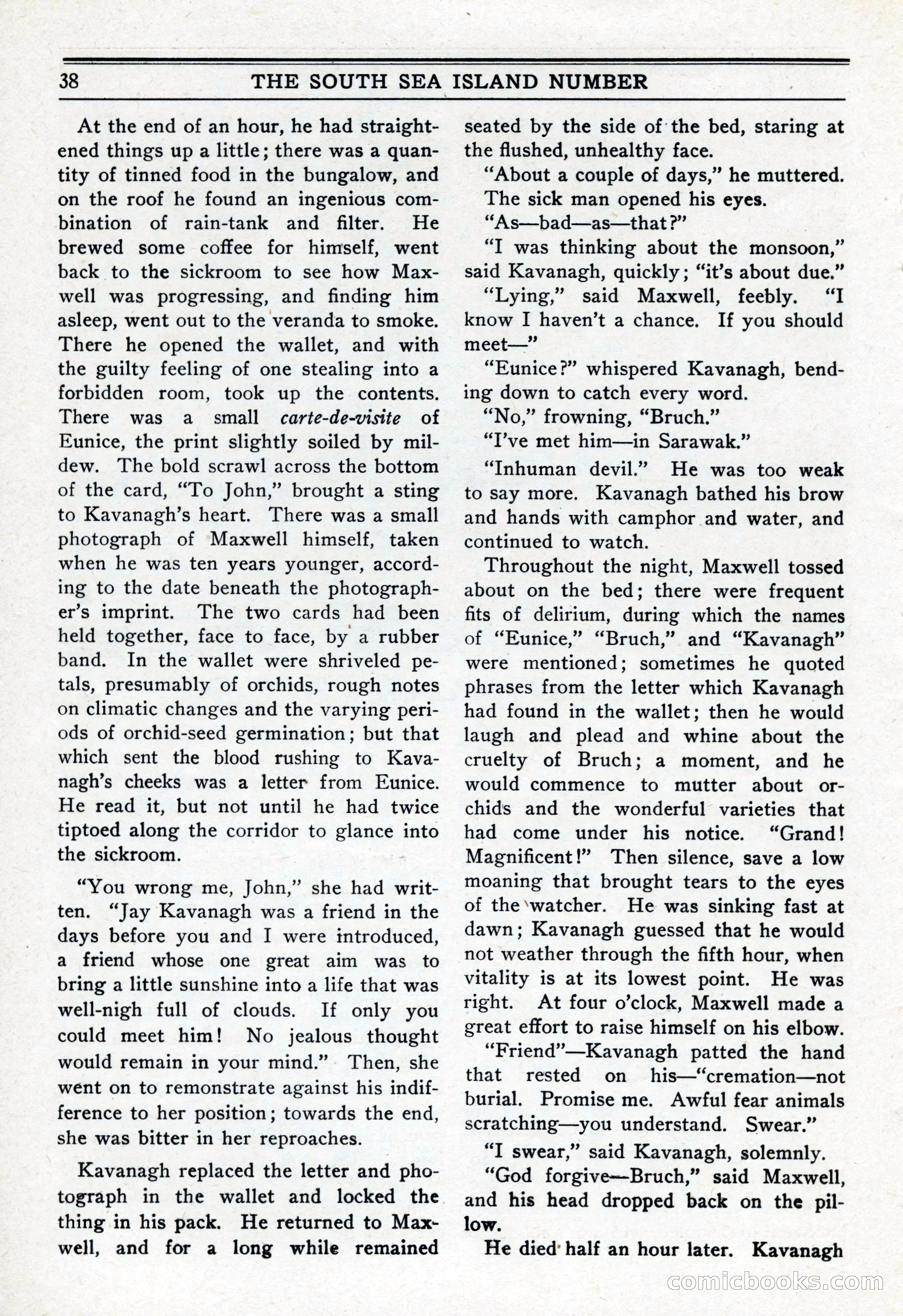 10-Story Book, February 1928 — page 40: Pulp Fiction, 1928