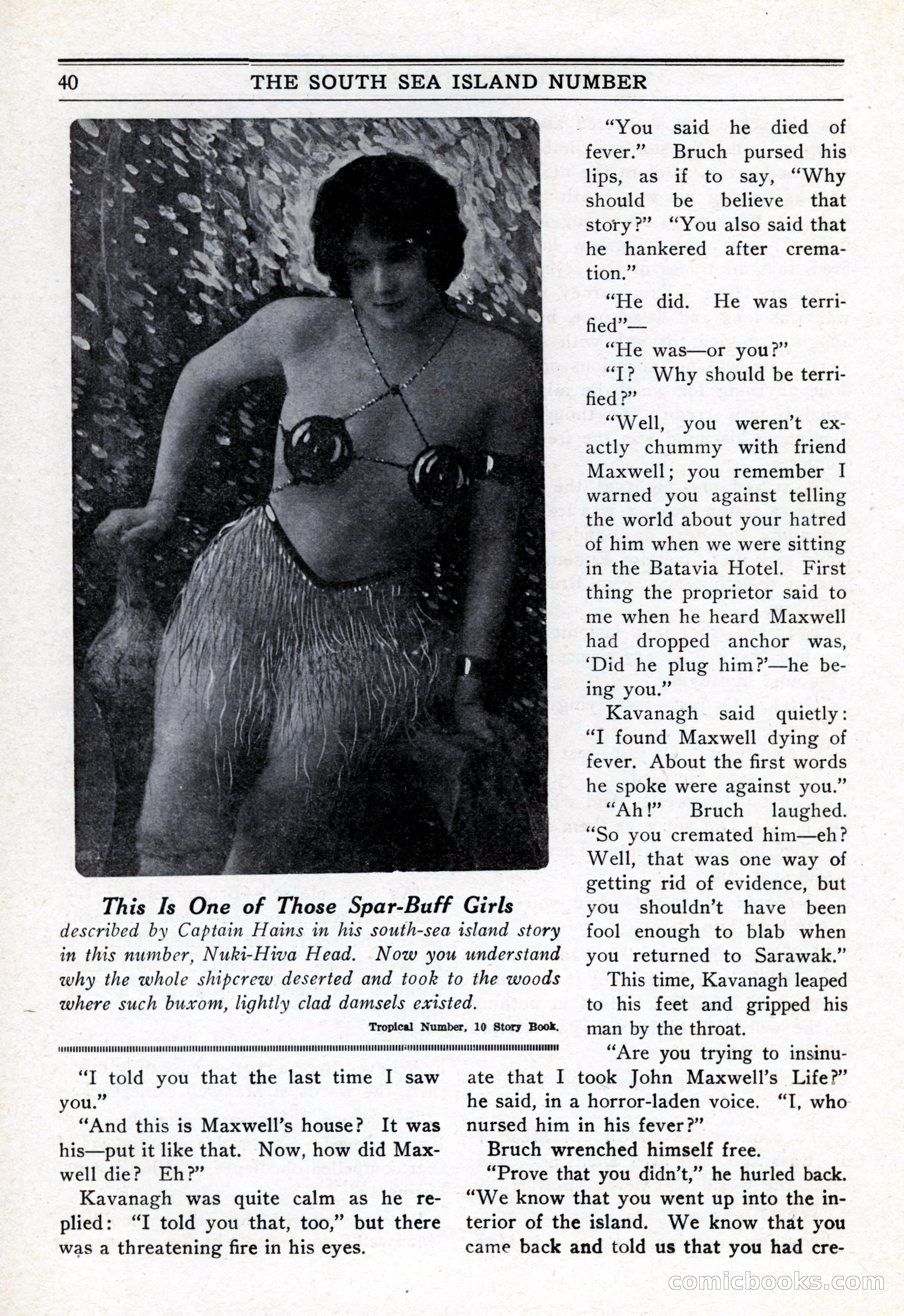10-Story Book, February 1928 — page 42: Pulp Fiction, 1928