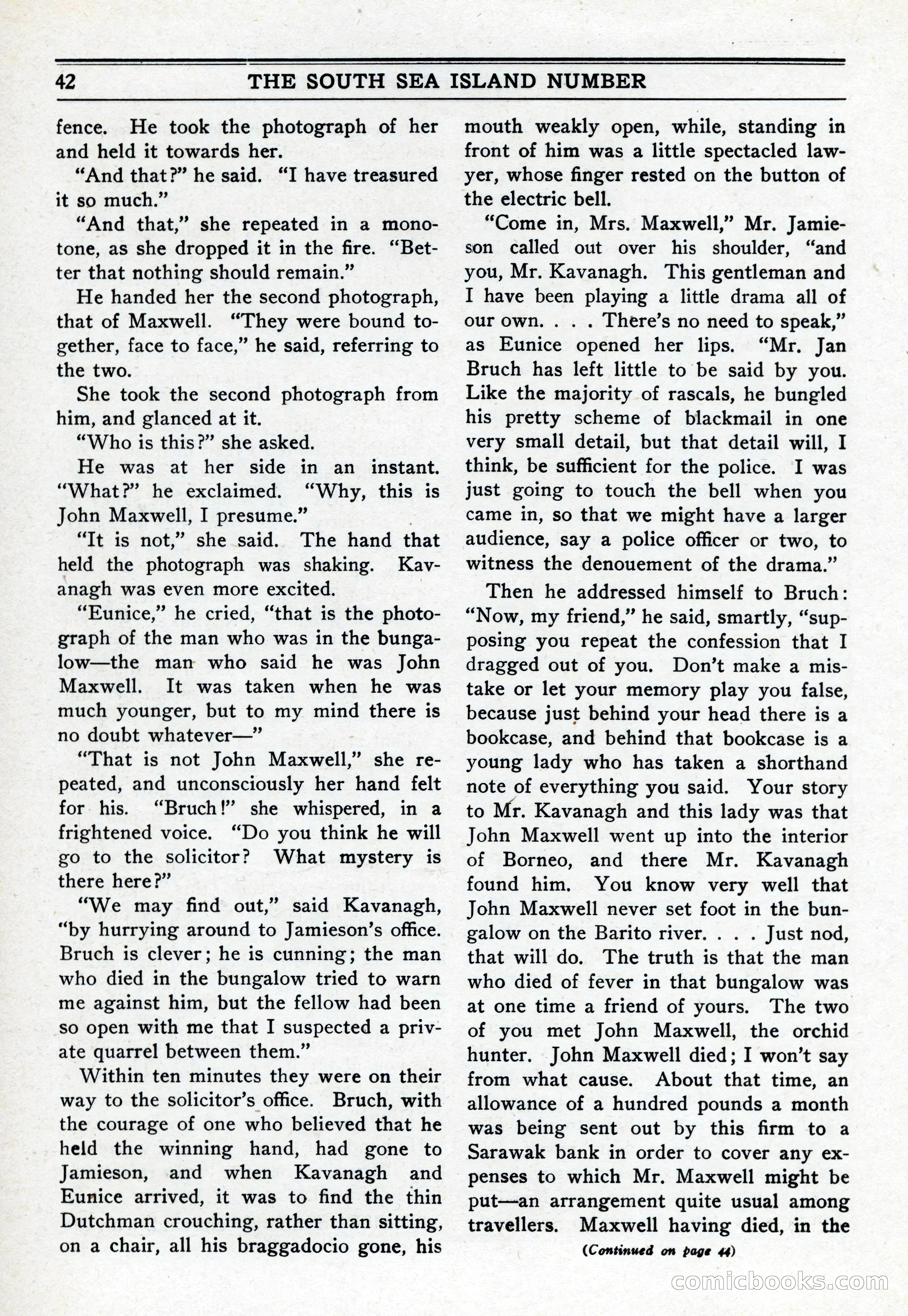 10-Story Book, February 1928 — page 44: Pulp Fiction, 1928