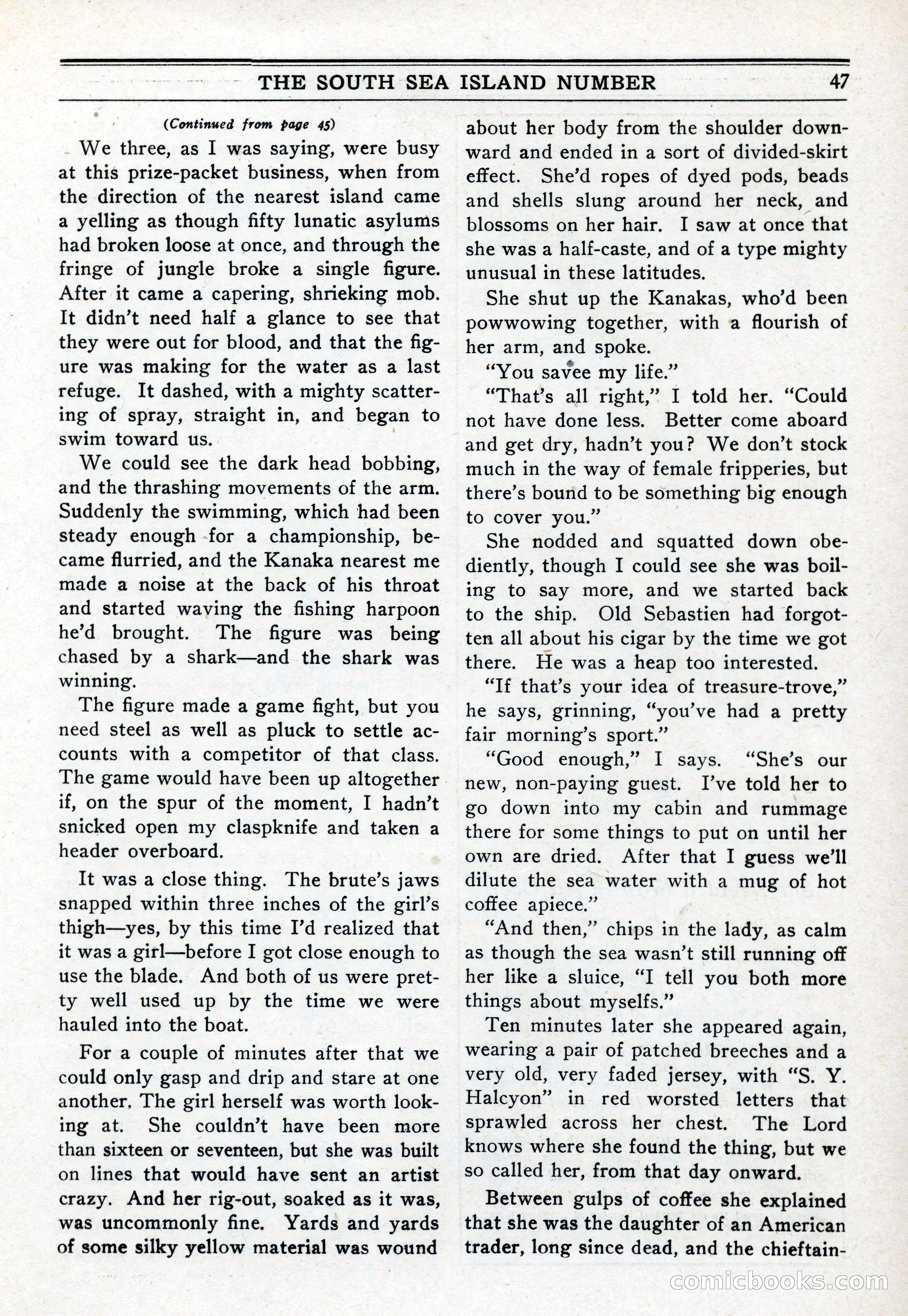 10-Story Book, February 1928 — page 49: Pulp Fiction, 1928