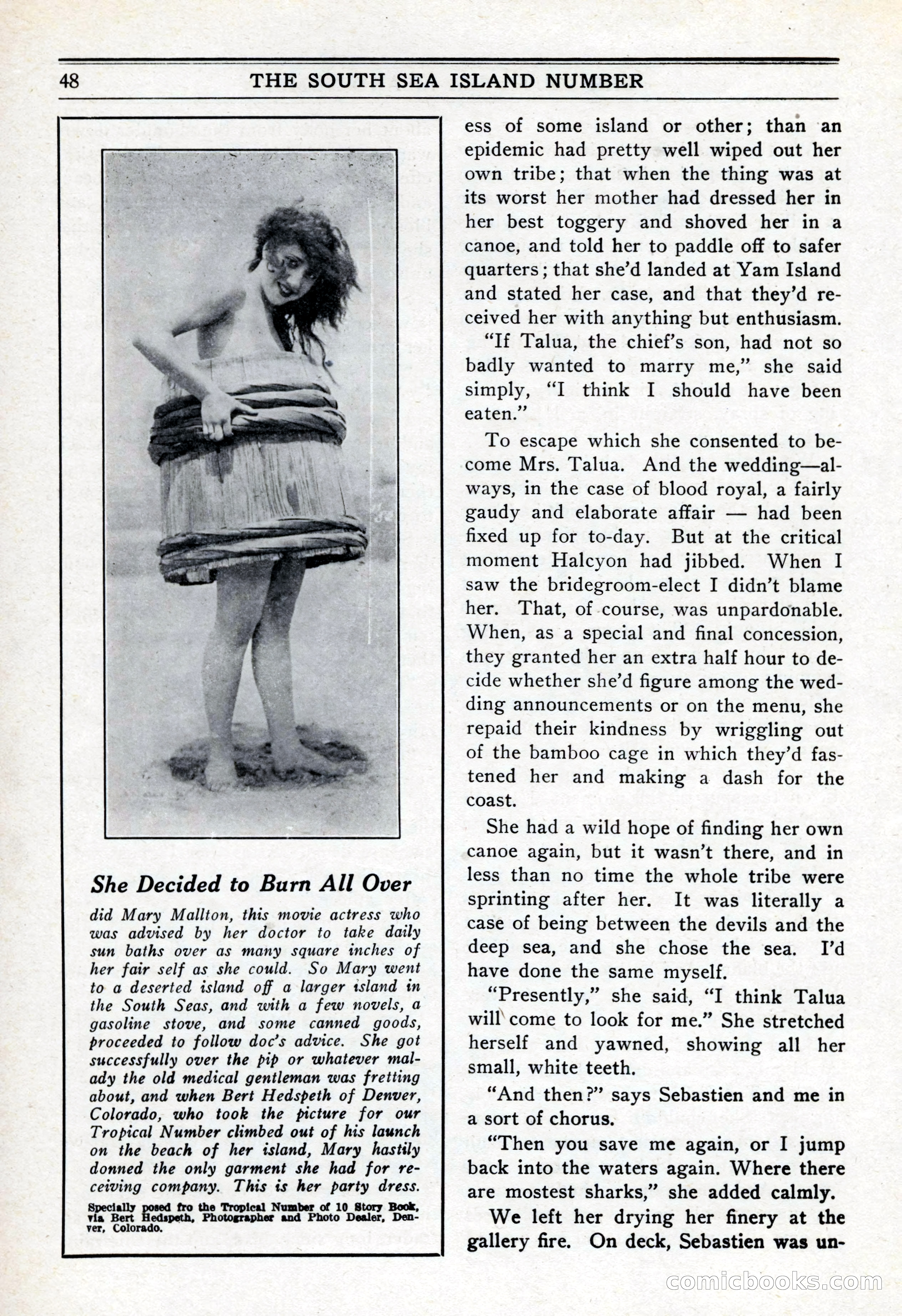 10-Story Book, February 1928 — page 50: Pulp Fiction, 1928