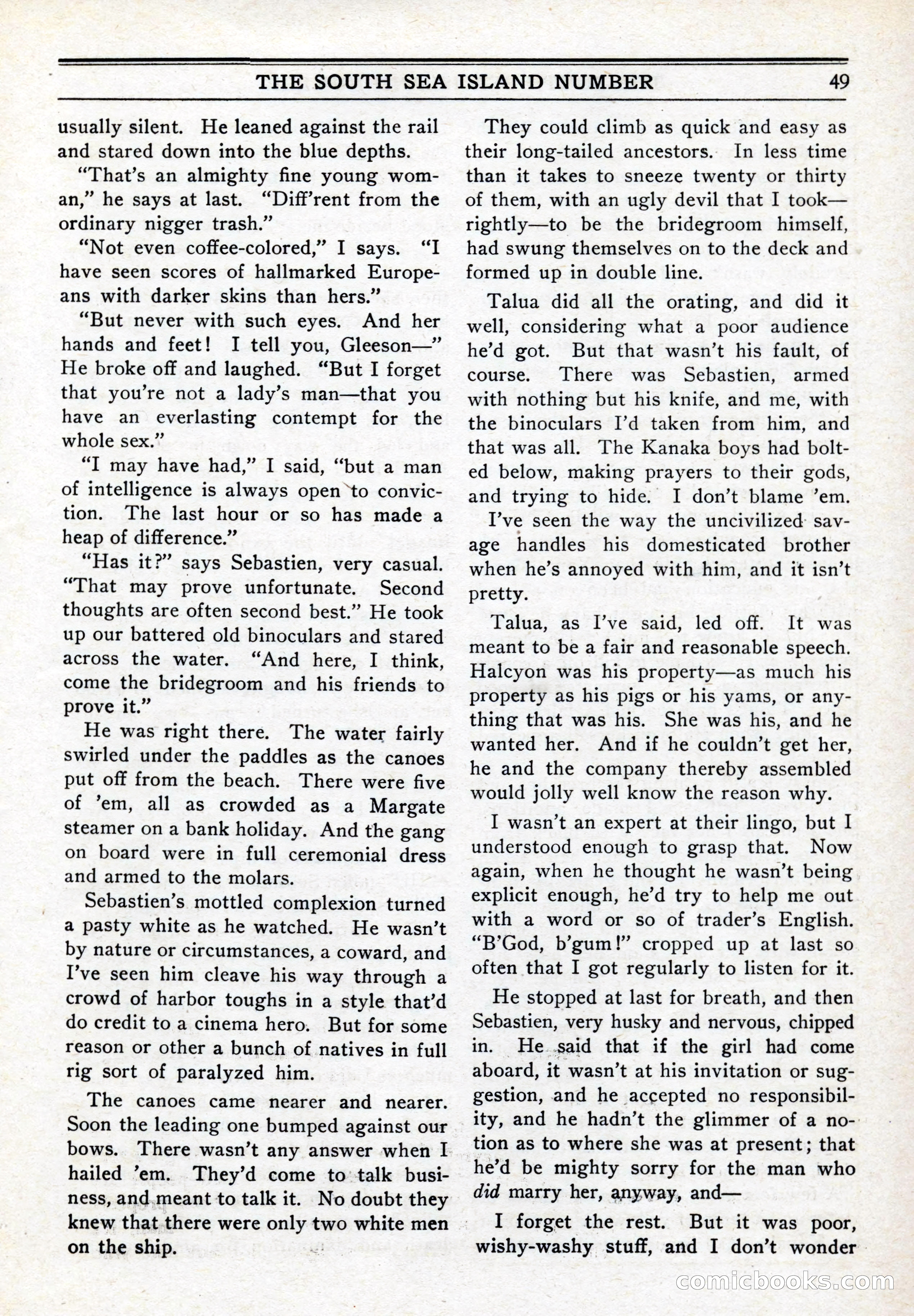 10-Story Book, February 1928 — page 51: Pulp Fiction, 1928