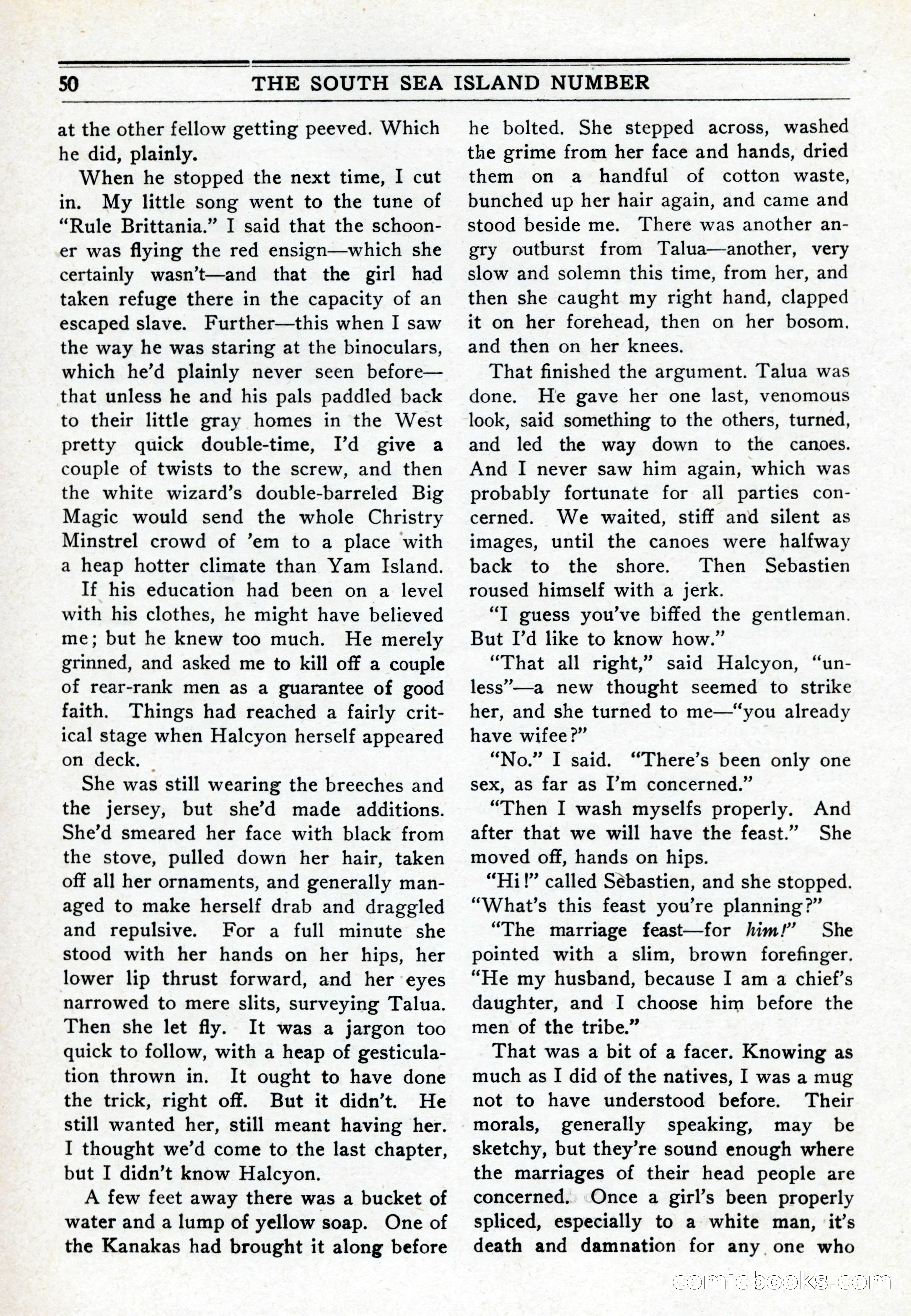 10-Story Book, February 1928 — page 52: Pulp Fiction, 1928