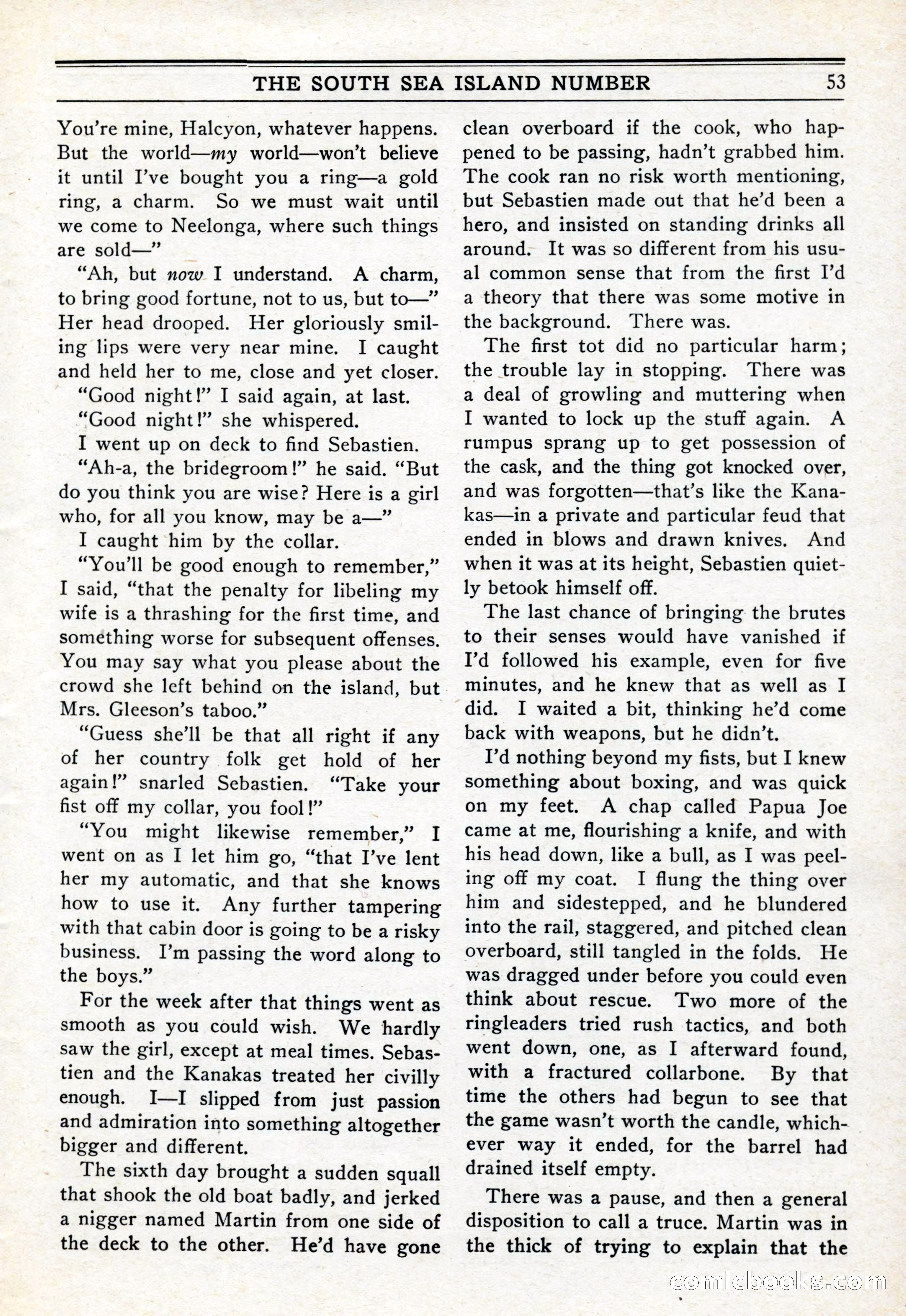 10-Story Book, February 1928 — page 55: Pulp Fiction, 1928
