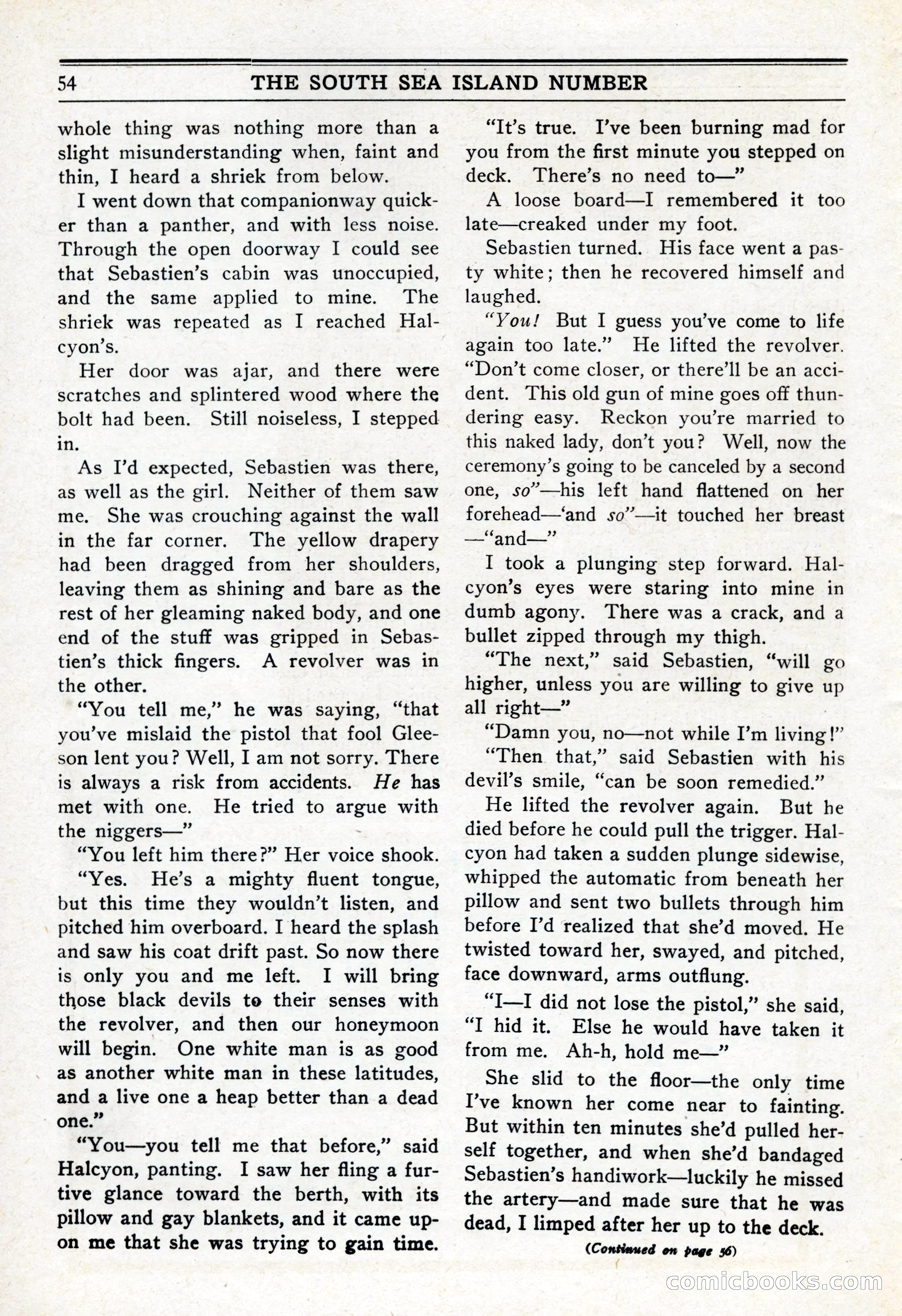 10-Story Book, February 1928 — page 56: Pulp Fiction, 1928