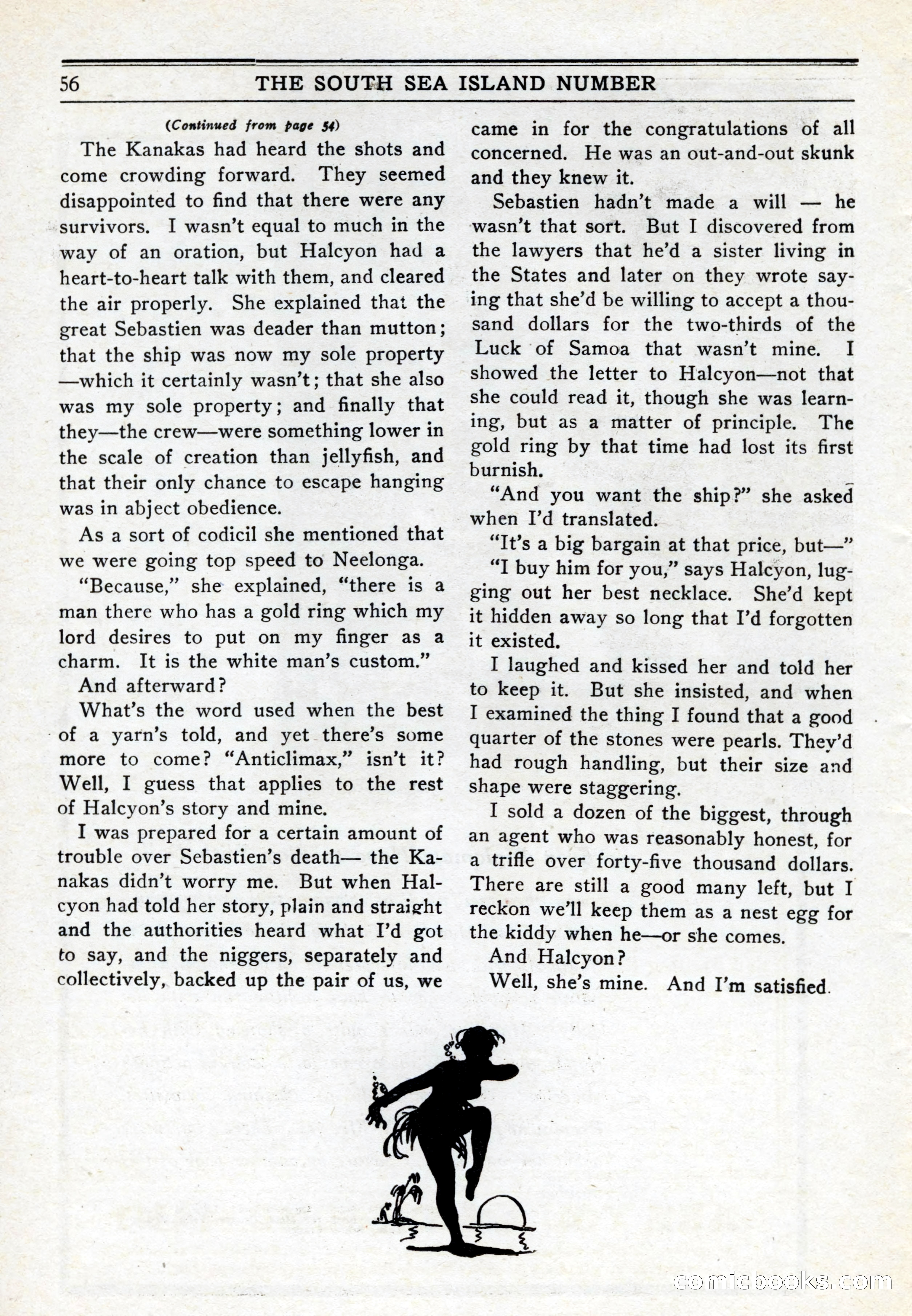 10-Story Book, February 1928 — page 58: Pulp Fiction, 1928