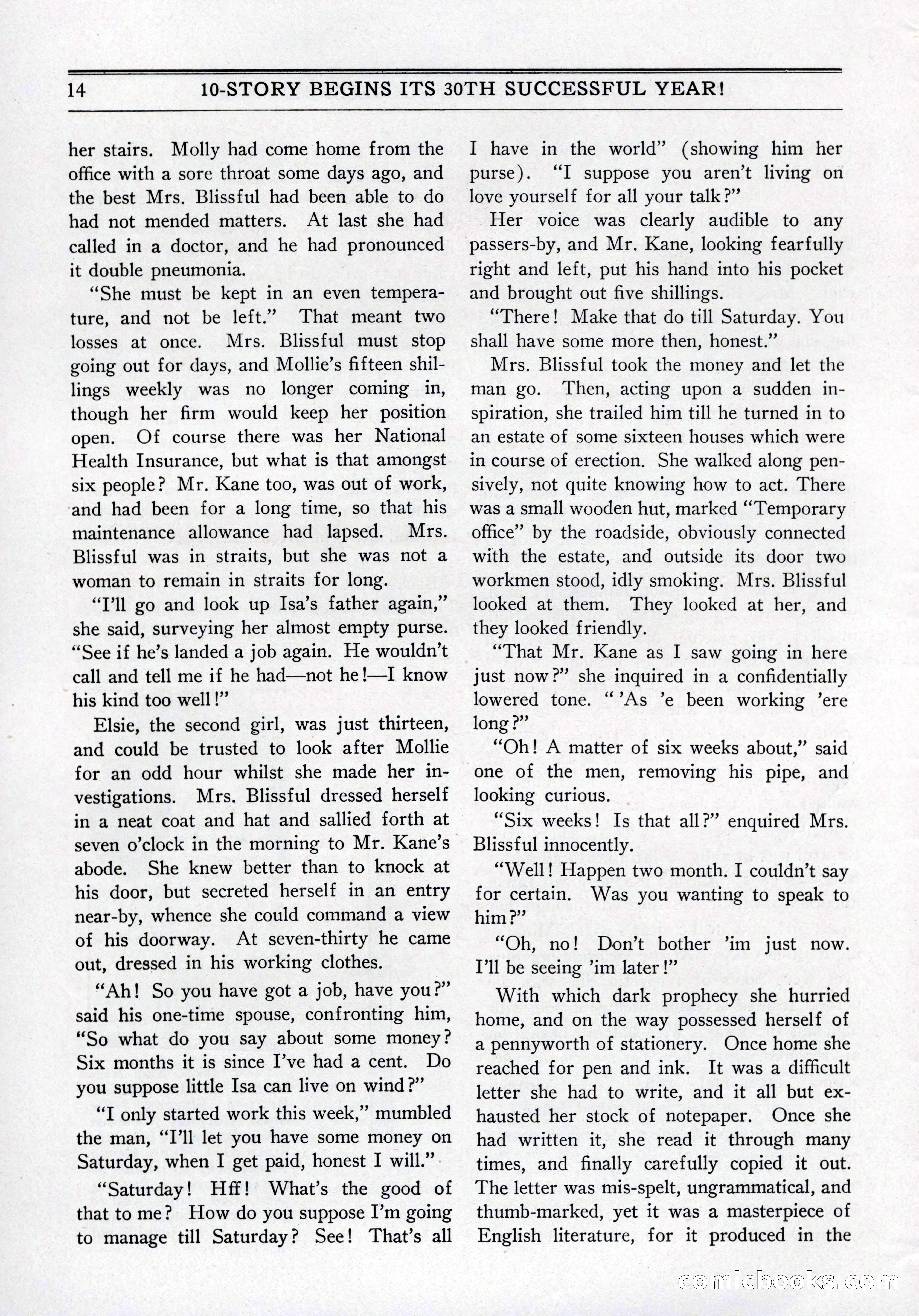 10-Story Book, July 1931 — page 16: Pulp Fiction, 1931