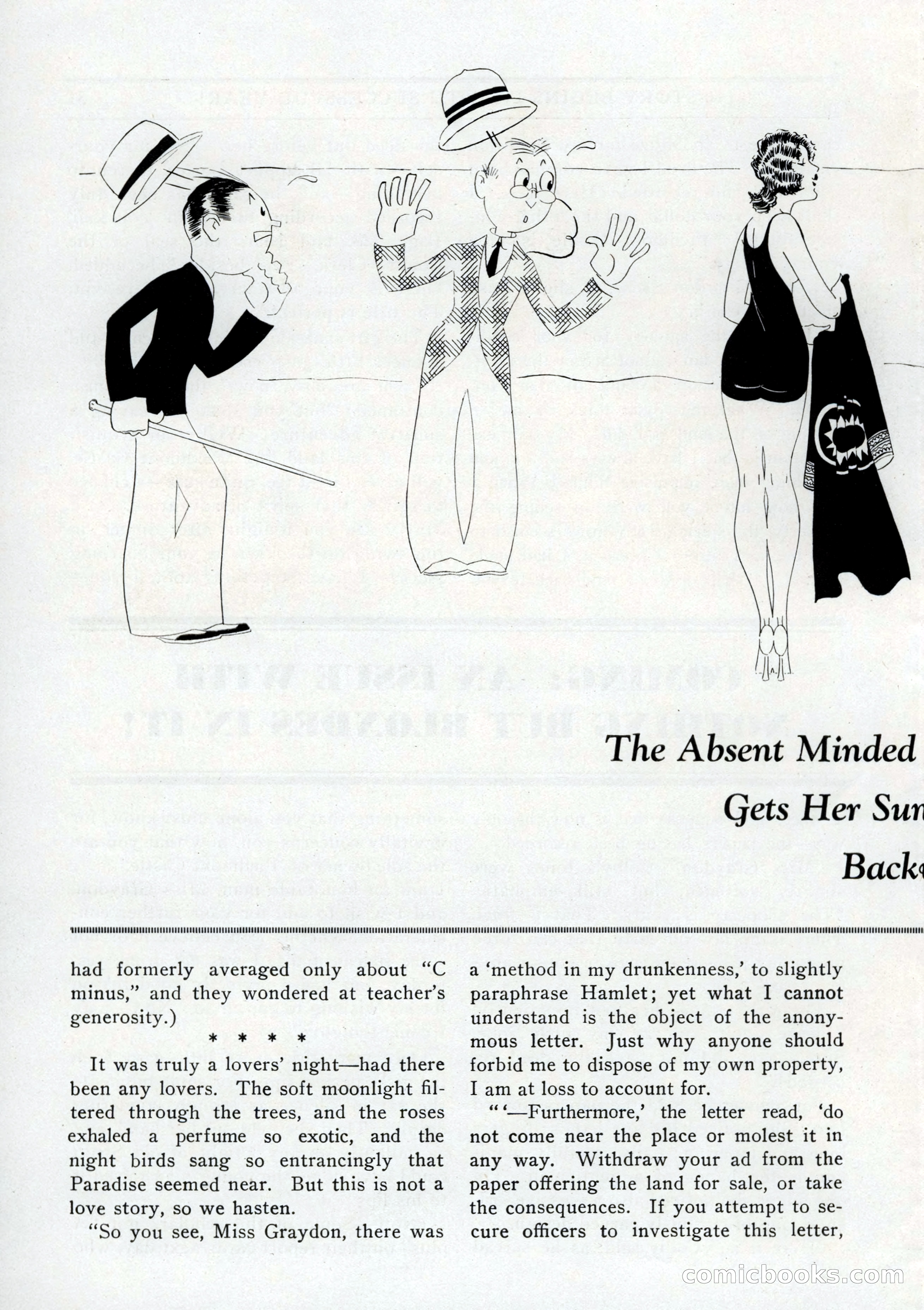10-Story Book, July 1931 — page 34: Pulp Fiction, 1931