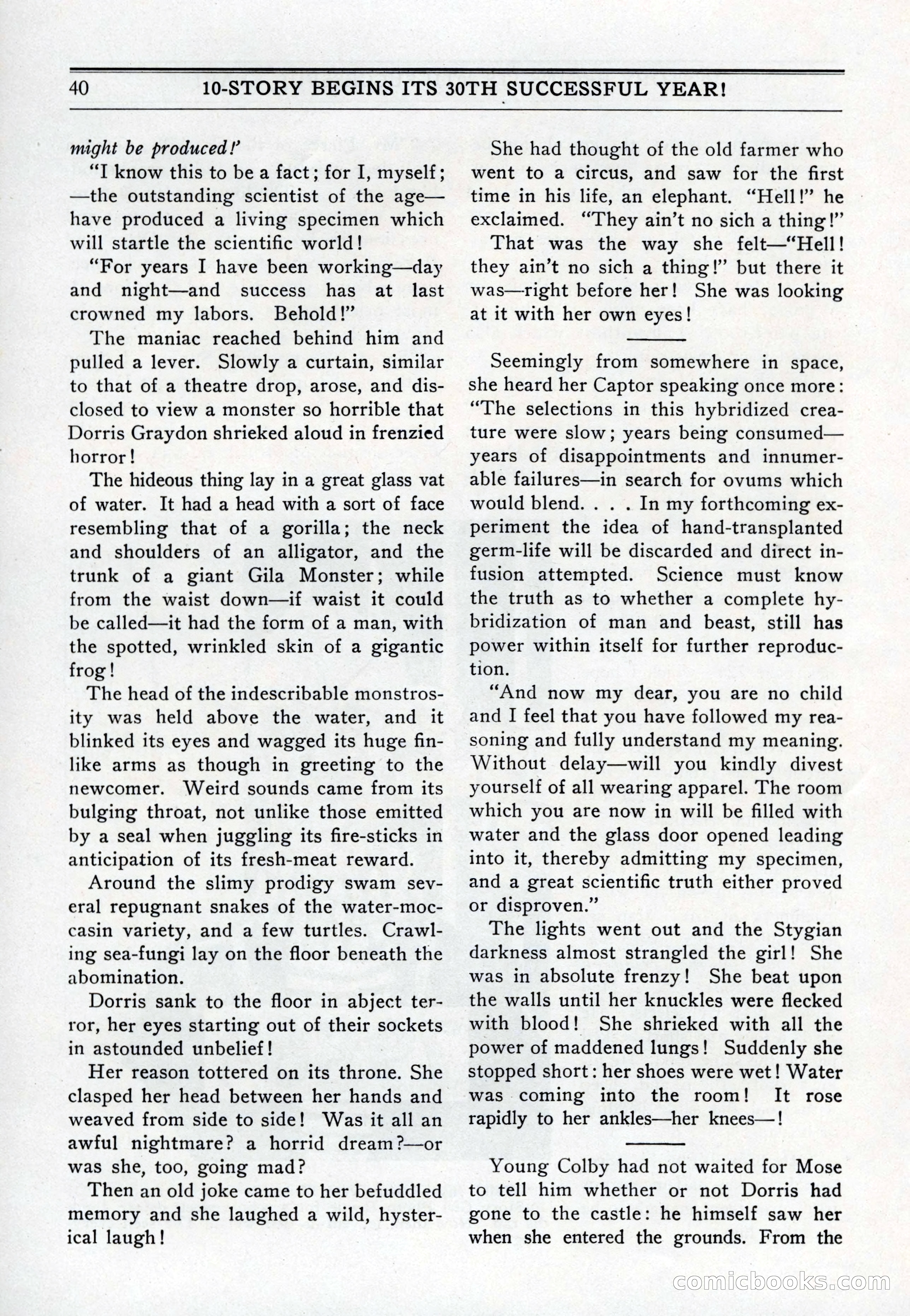 10-Story Book, July 1931 — page 42: Pulp Fiction, 1931