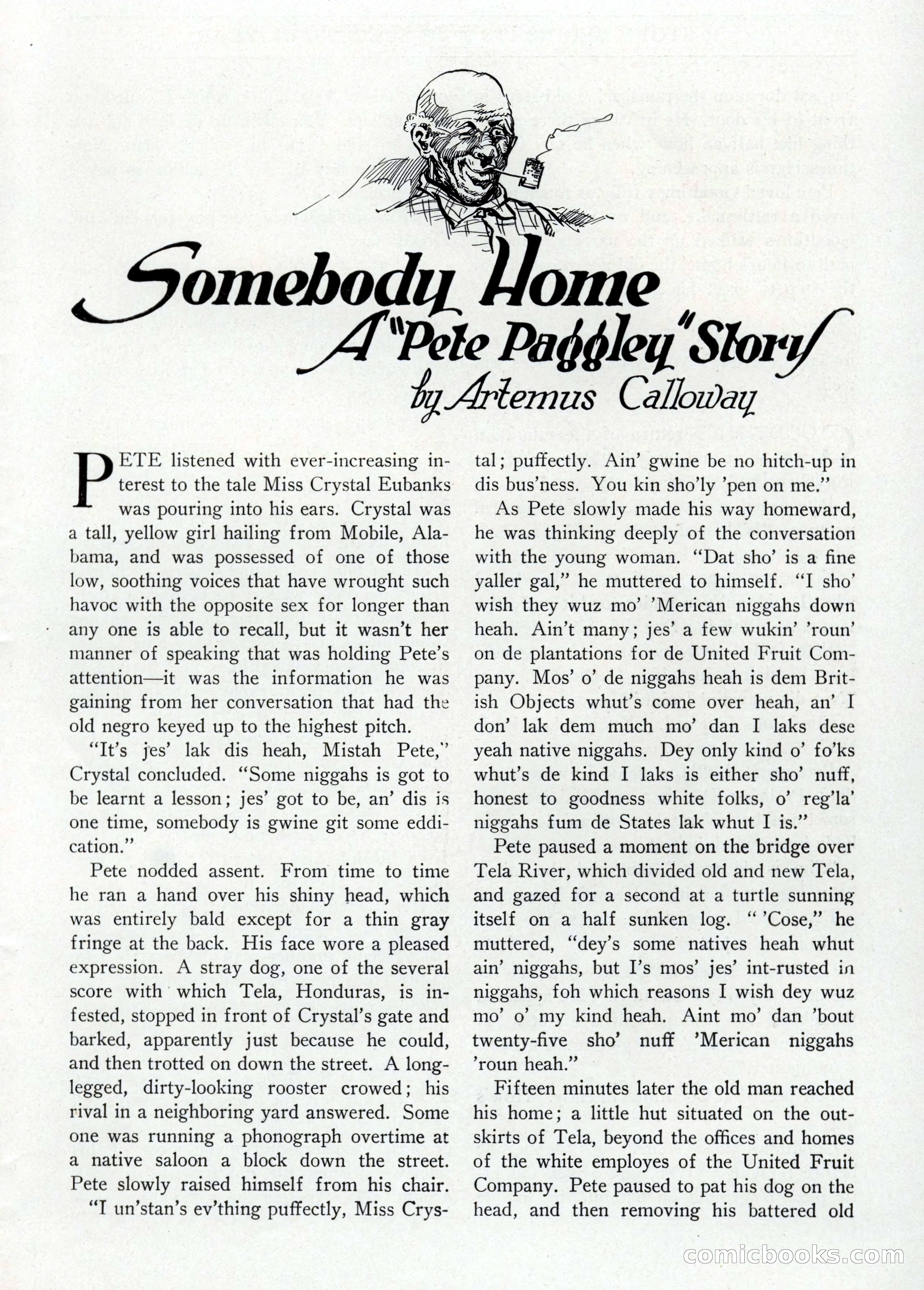 10-Story Book, July 1931 — page 49: Pulp Fiction, 1931