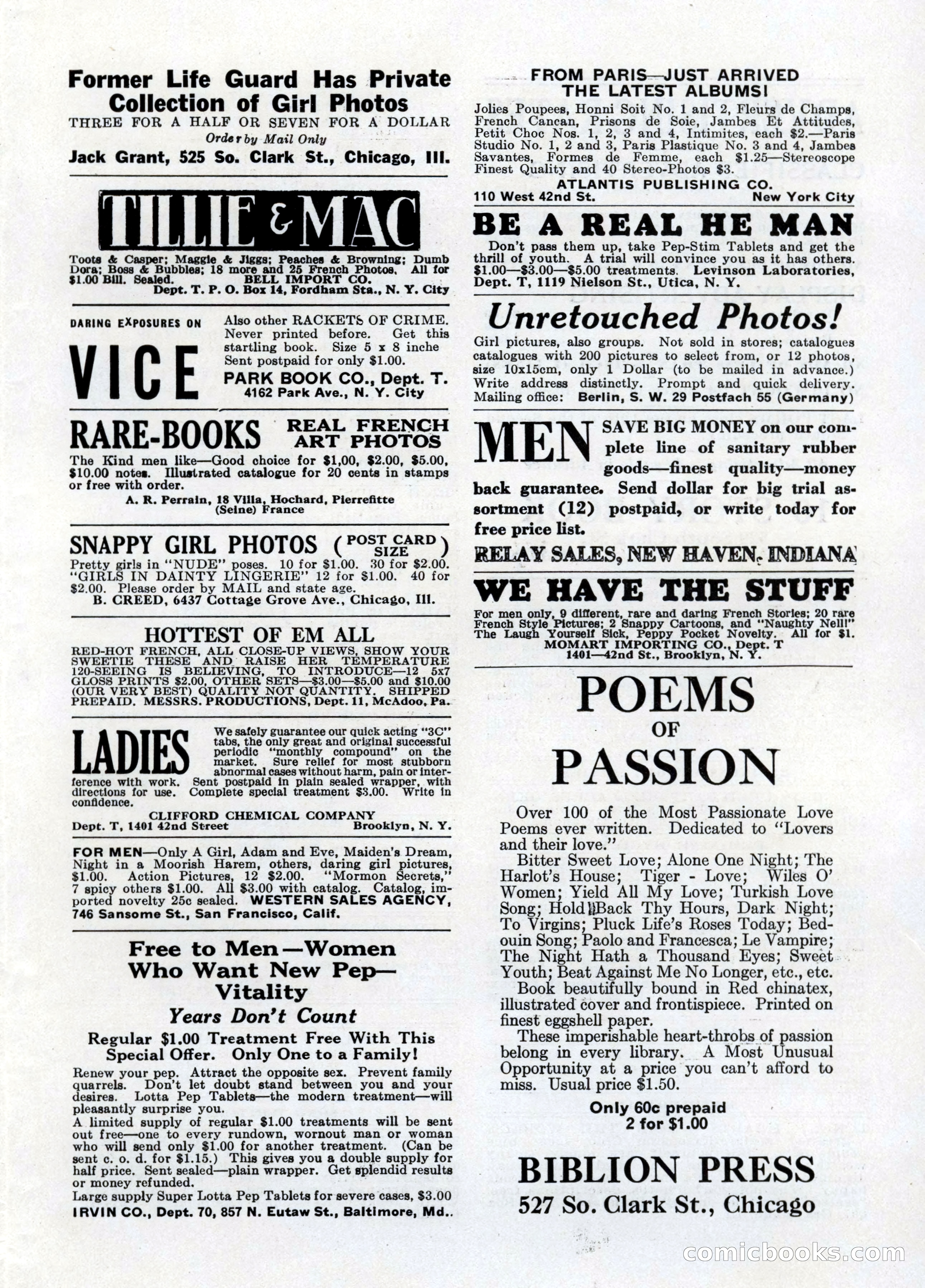 10-Story Book, July 1931 — page 63: Pulp Fiction, 1931