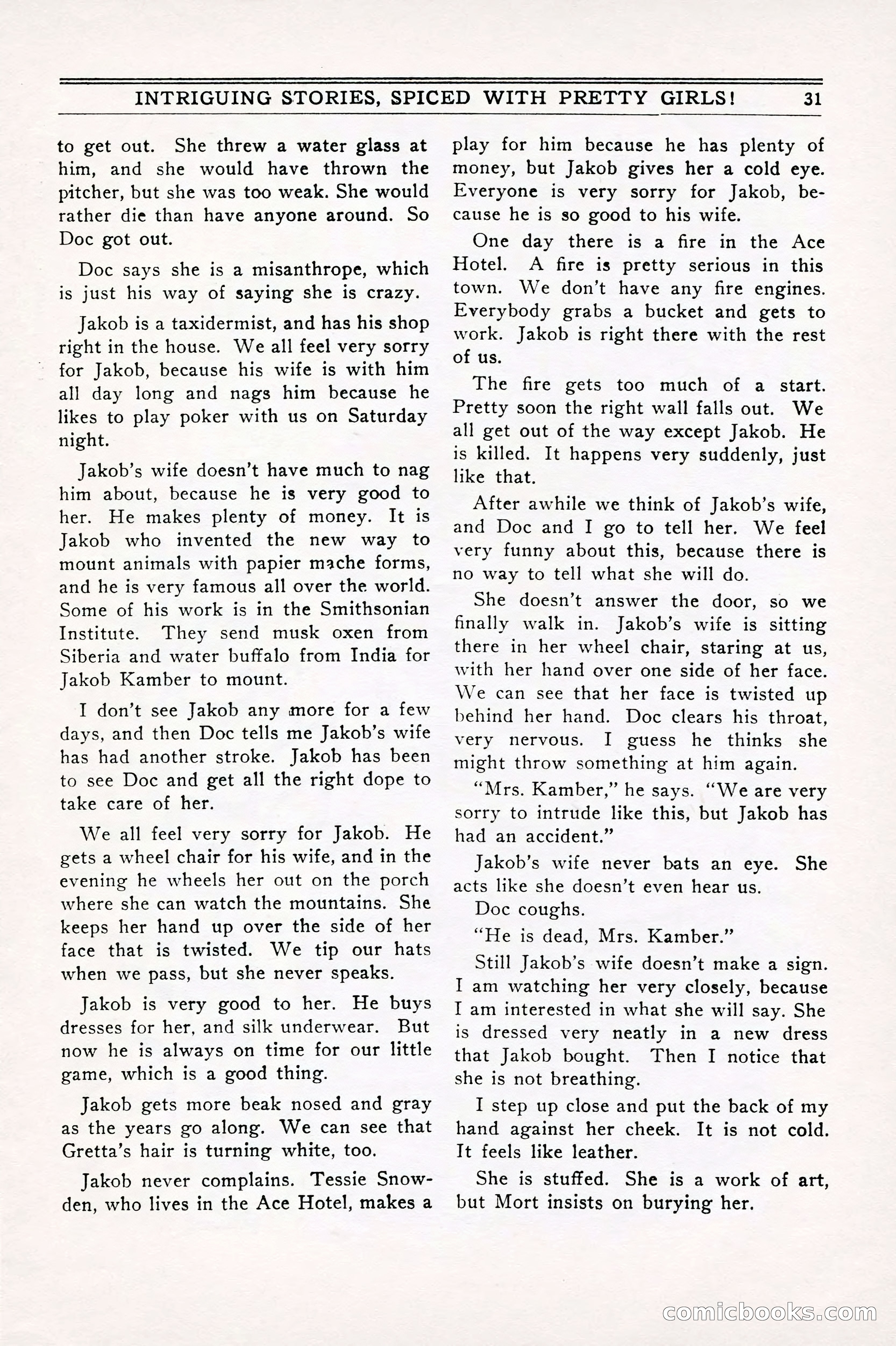 10 Story Book, August 1938 — page 30: Pulp Fiction, 1938