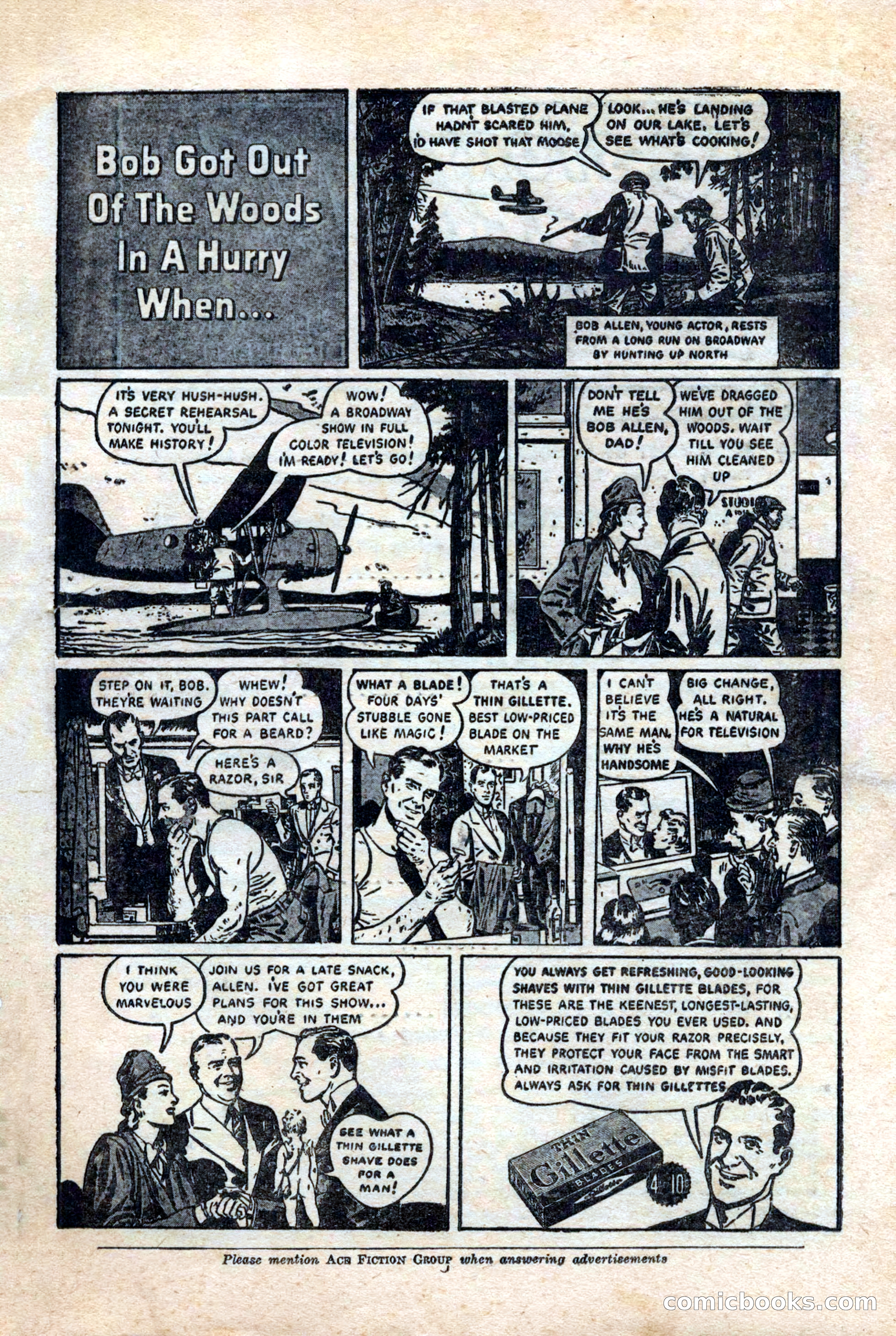 10-Story Detective Magazine, April 1946 — page 3: Pulp Fiction, 1946