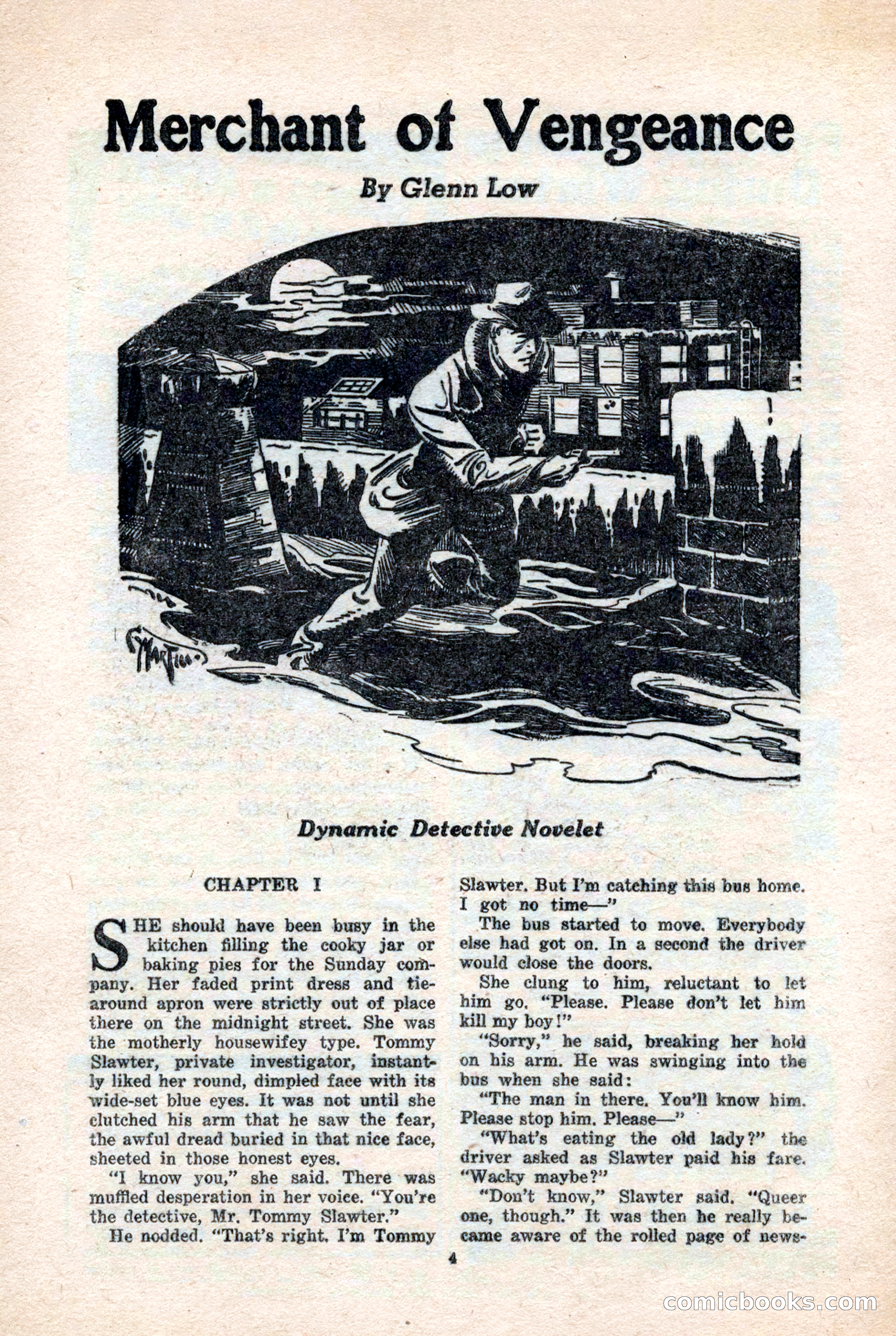 10-Story Detective Magazine, April 1946 — page 6: Pulp Fiction, 1946