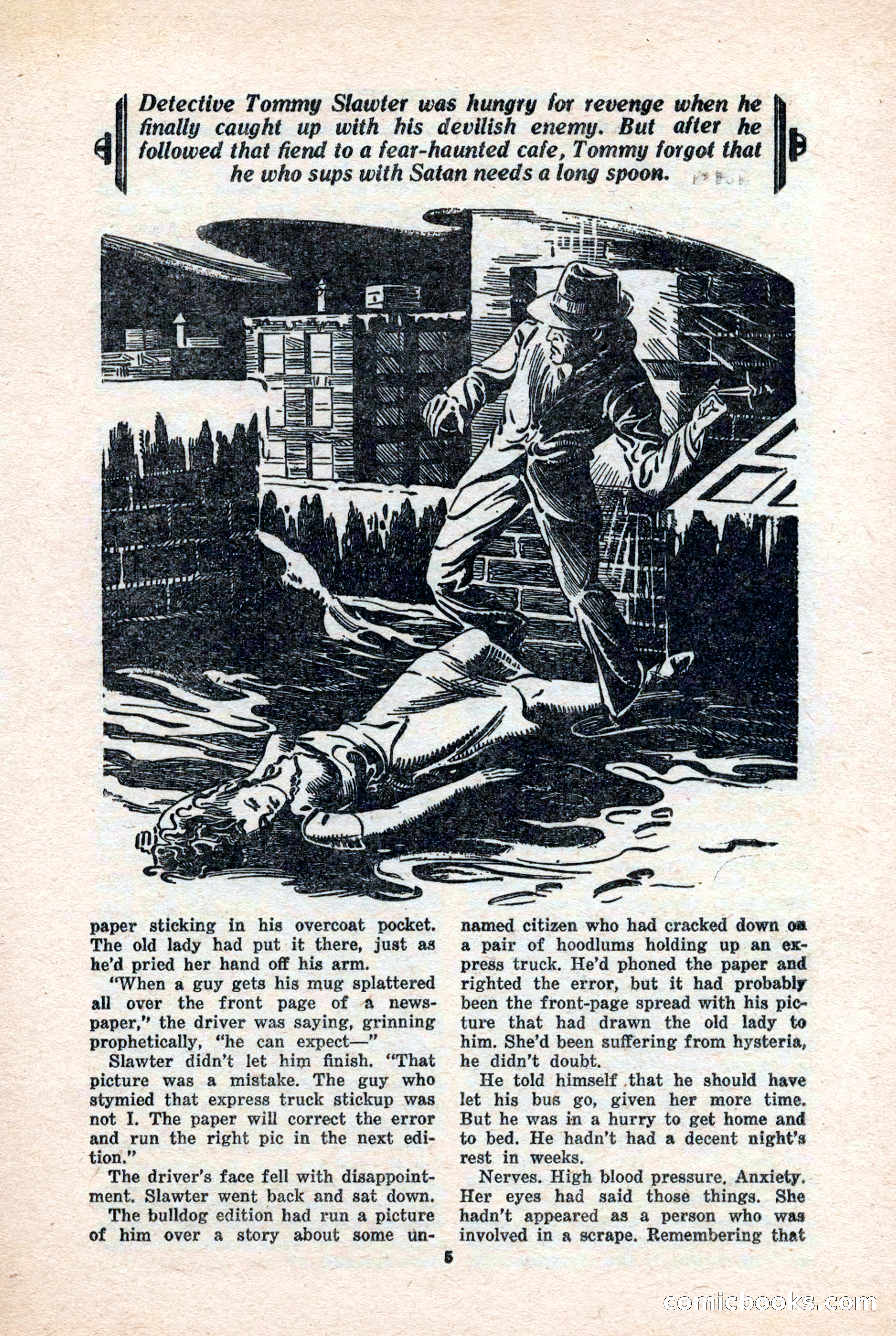 10-Story Detective Magazine, April 1946 — page 7: Pulp Fiction, 1946