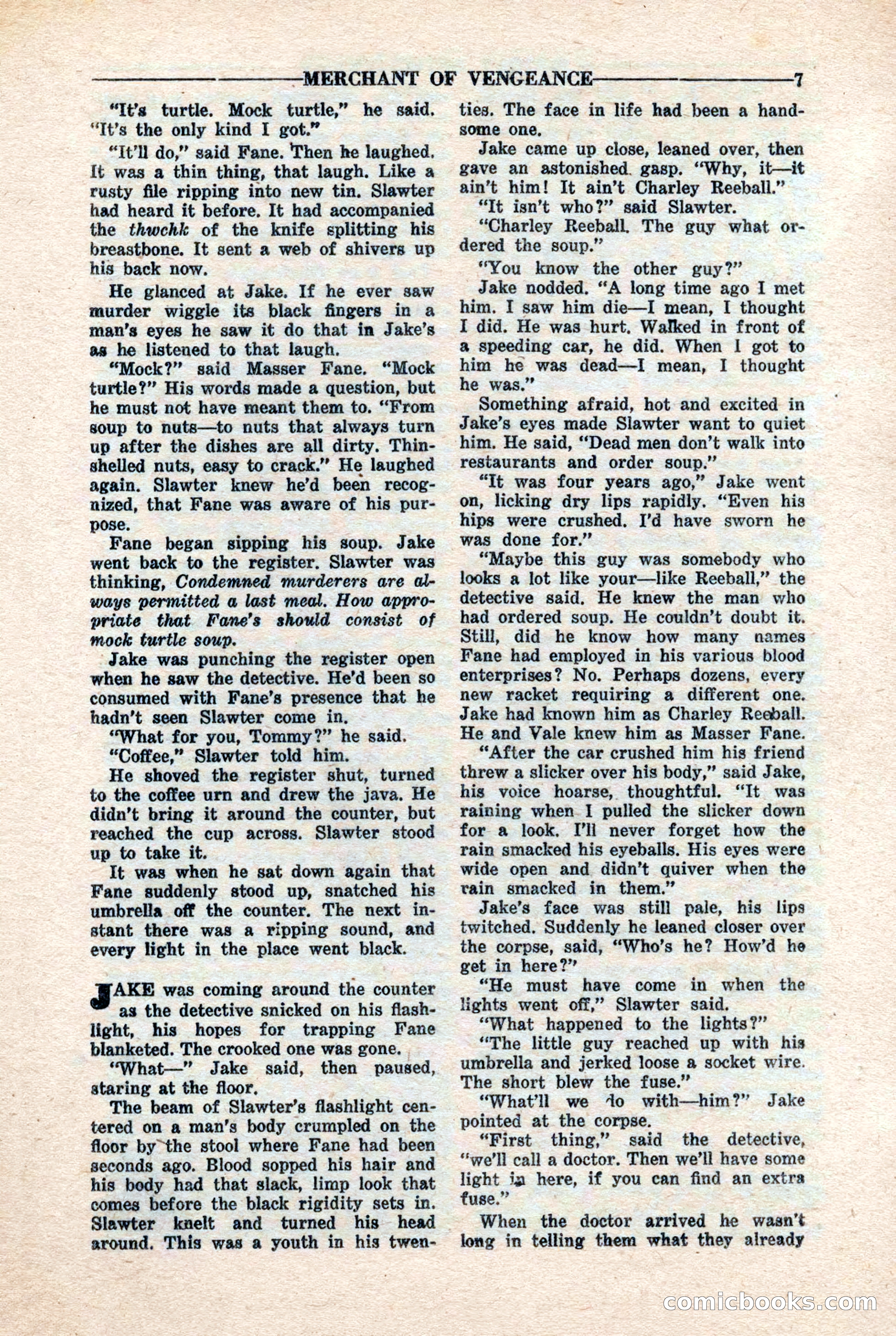 10-Story Detective Magazine, April 1946 — page 9: Pulp Fiction, 1946