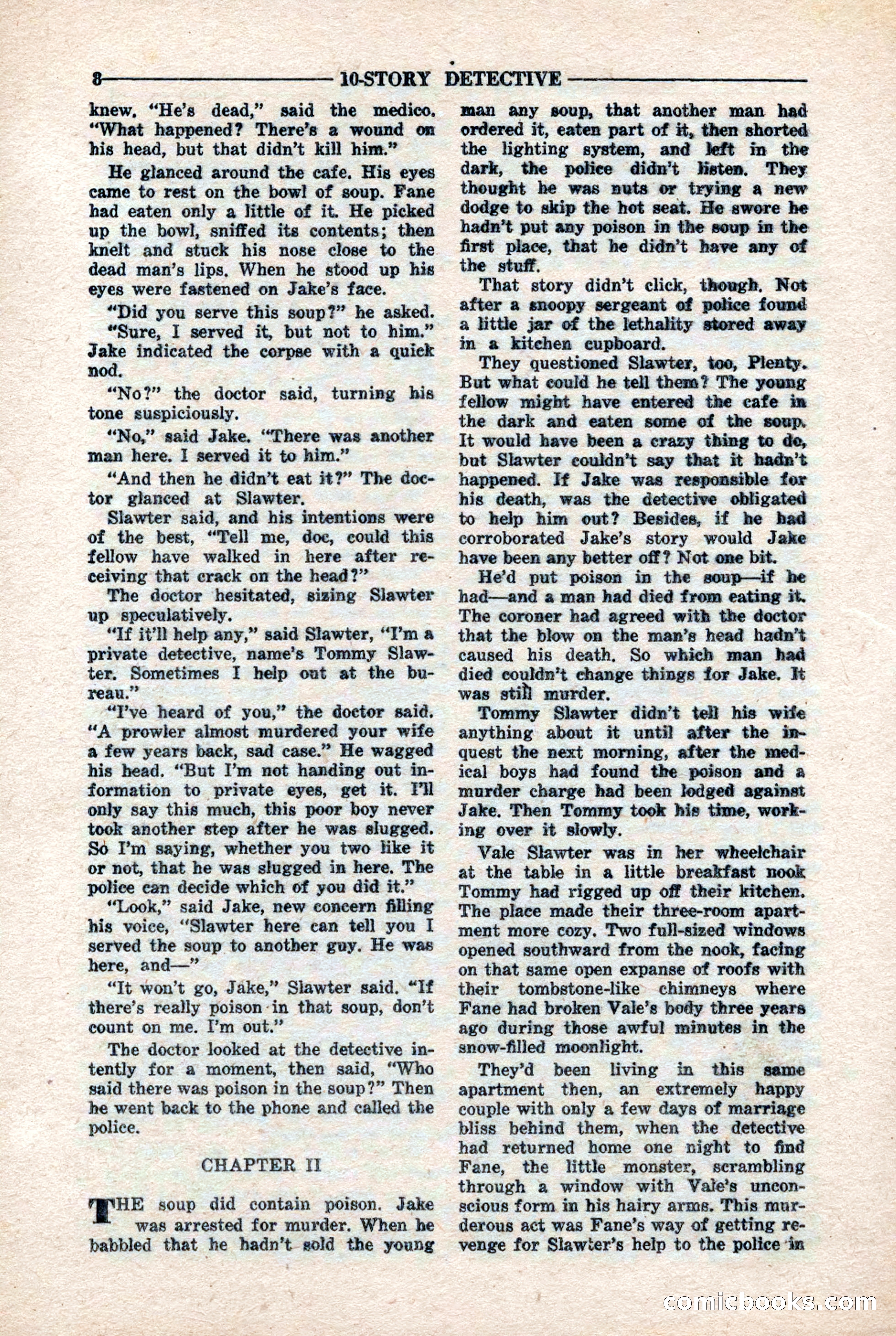 10-Story Detective Magazine, April 1946 — page 10: Pulp Fiction, 1946