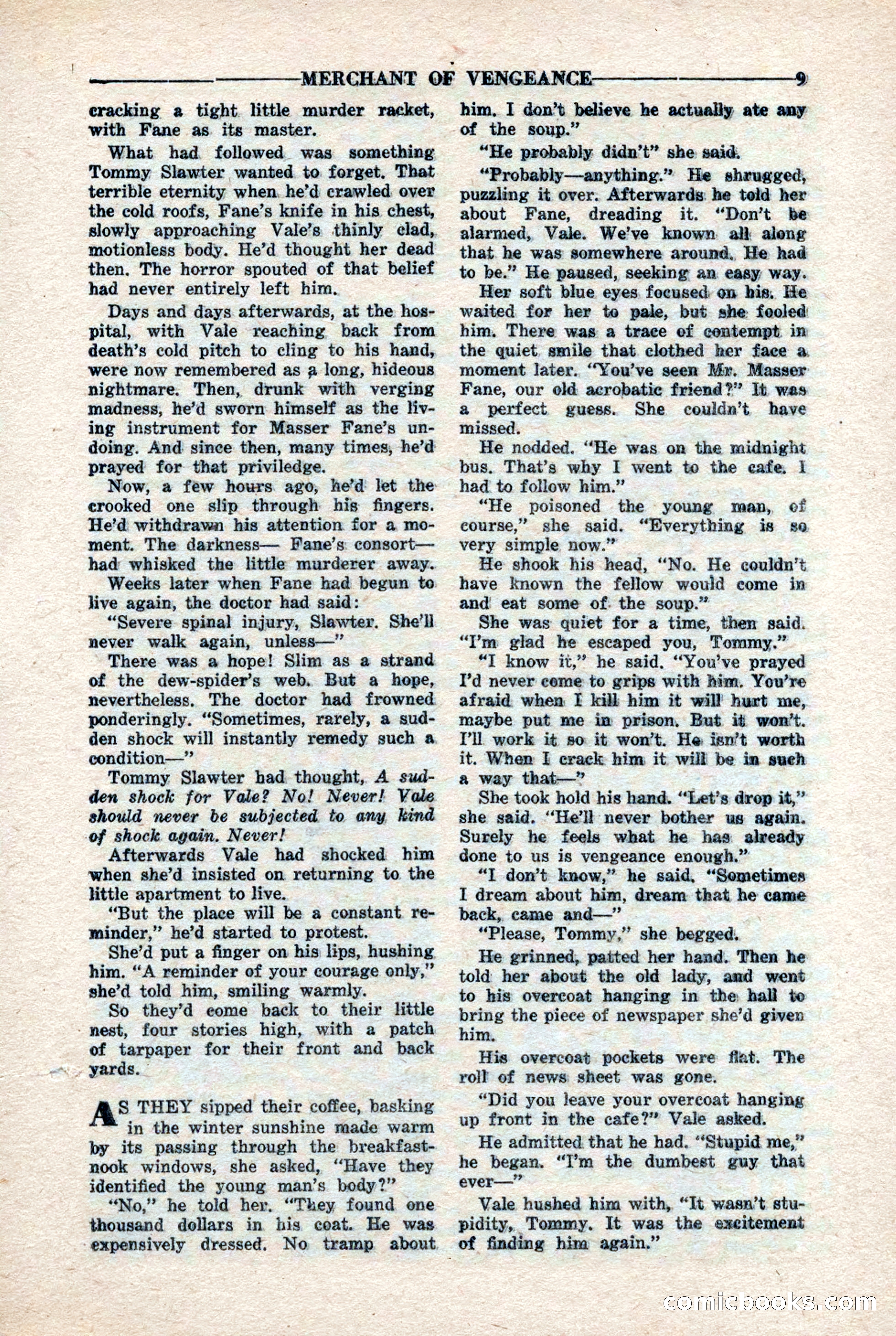 10-Story Detective Magazine, April 1946 — page 11: Pulp Fiction, 1946