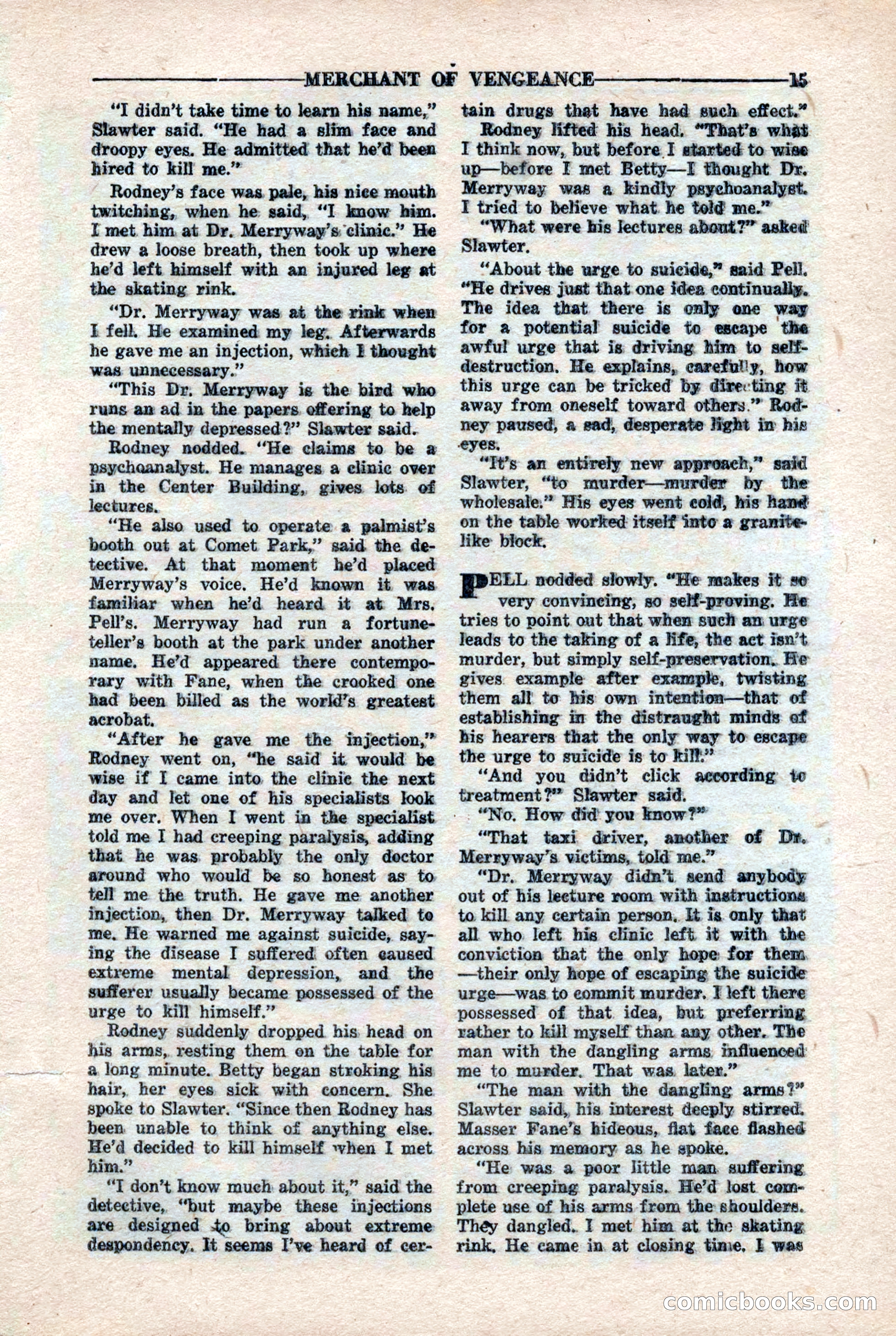 10-Story Detective Magazine, April 1946 — page 17: Pulp Fiction, 1946