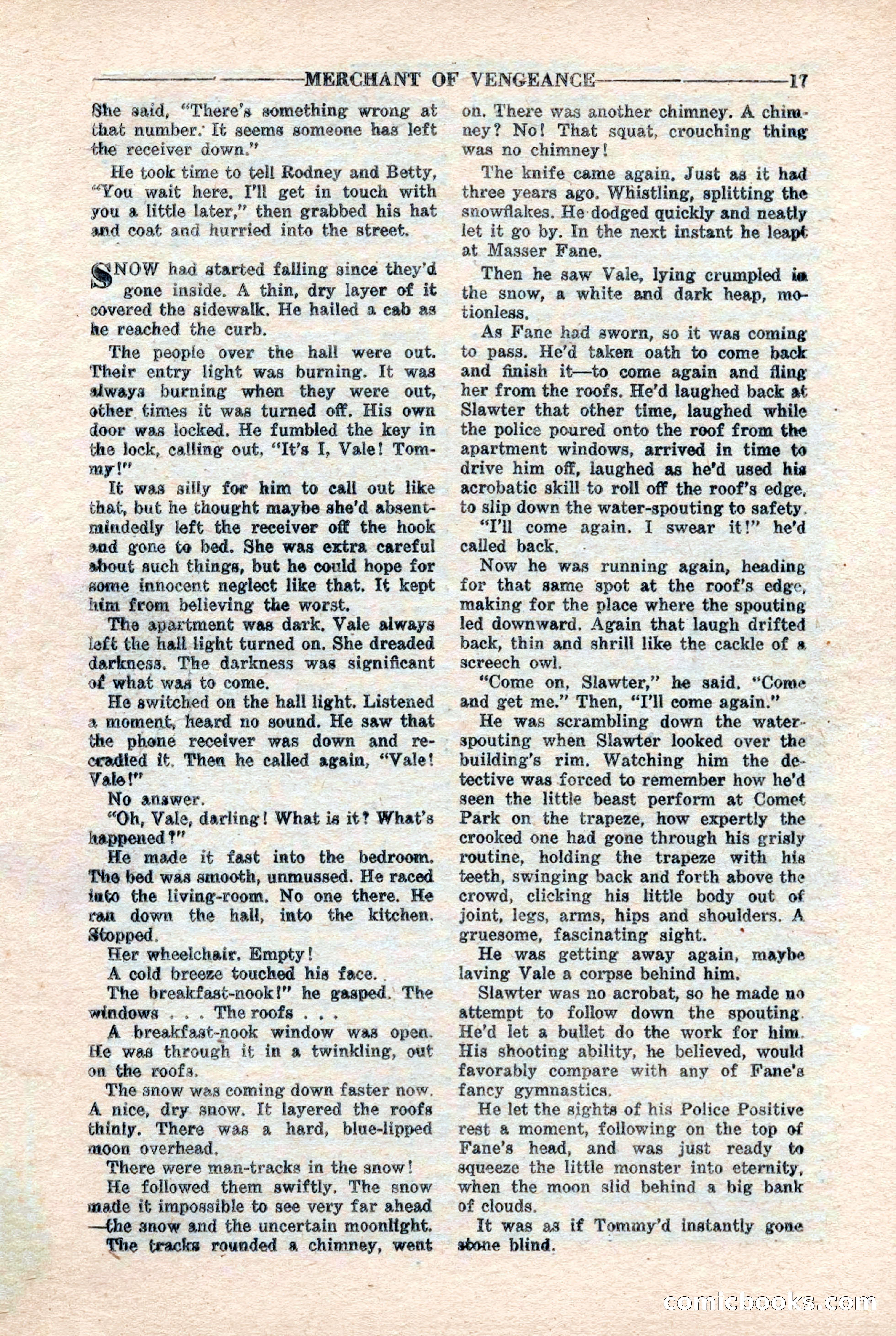 10-Story Detective Magazine, April 1946 — page 19: Pulp Fiction, 1946