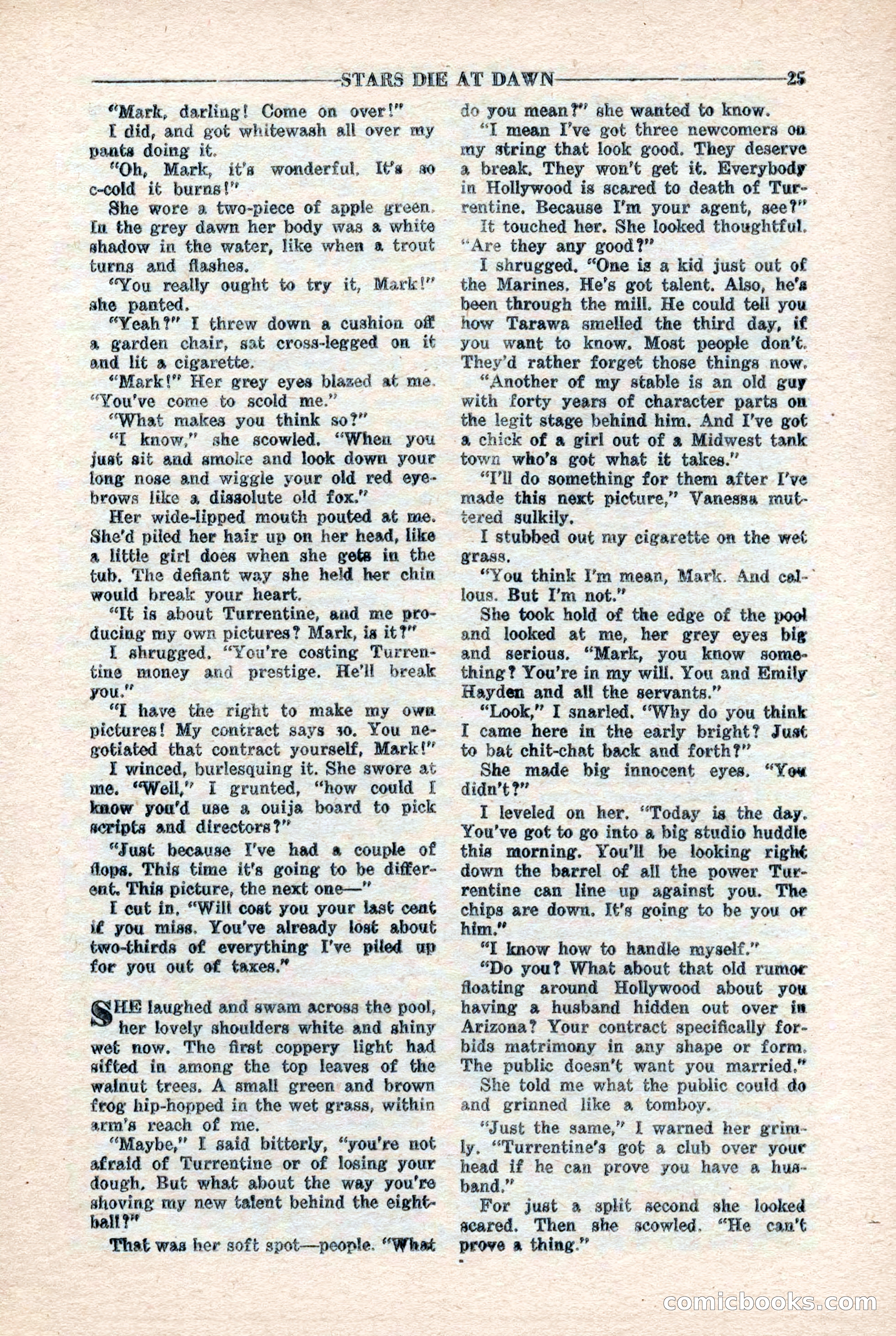 10-Story Detective Magazine, April 1946 — page 27: Pulp Fiction, 1946