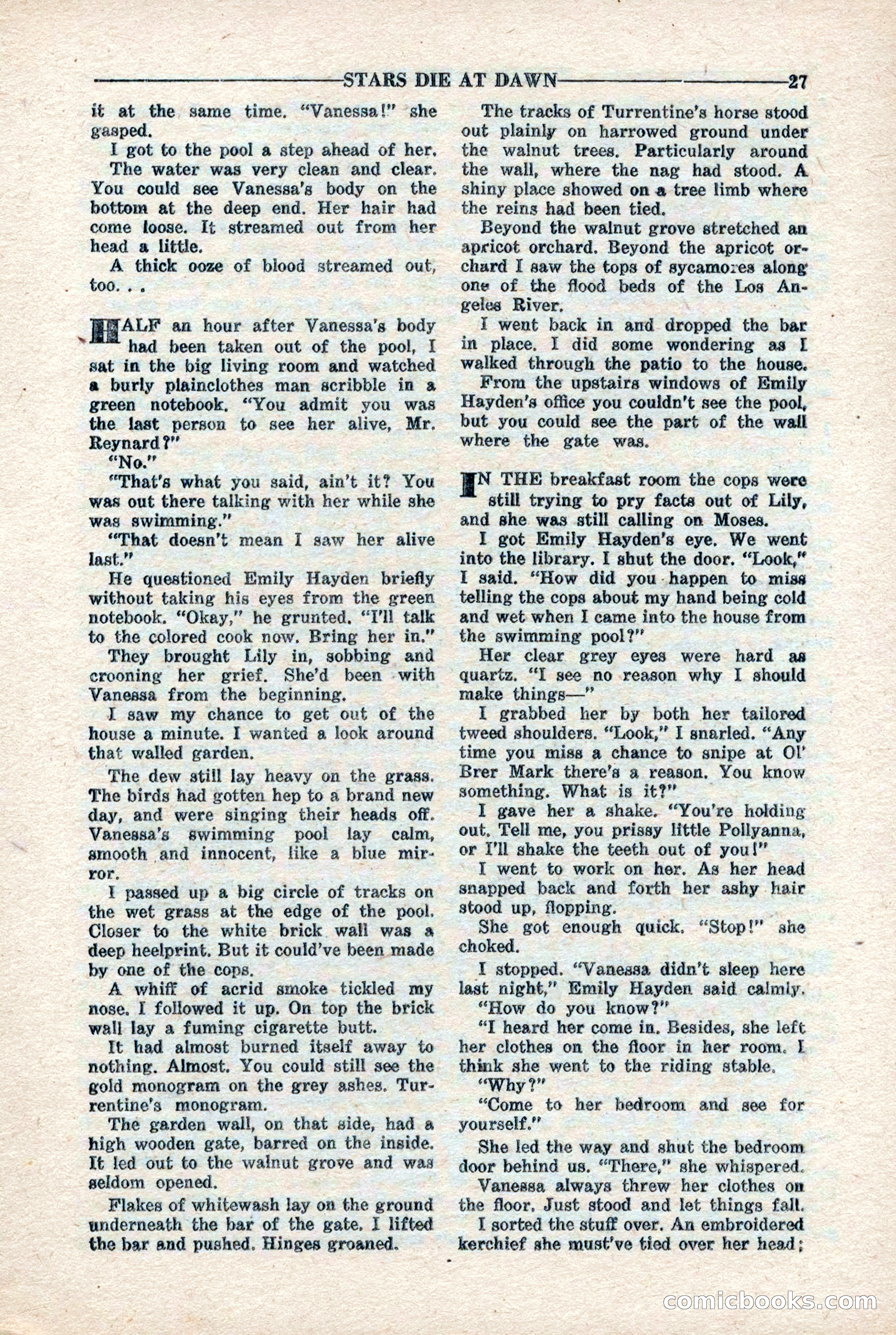 10-Story Detective Magazine, April 1946 — page 29: Pulp Fiction, 1946