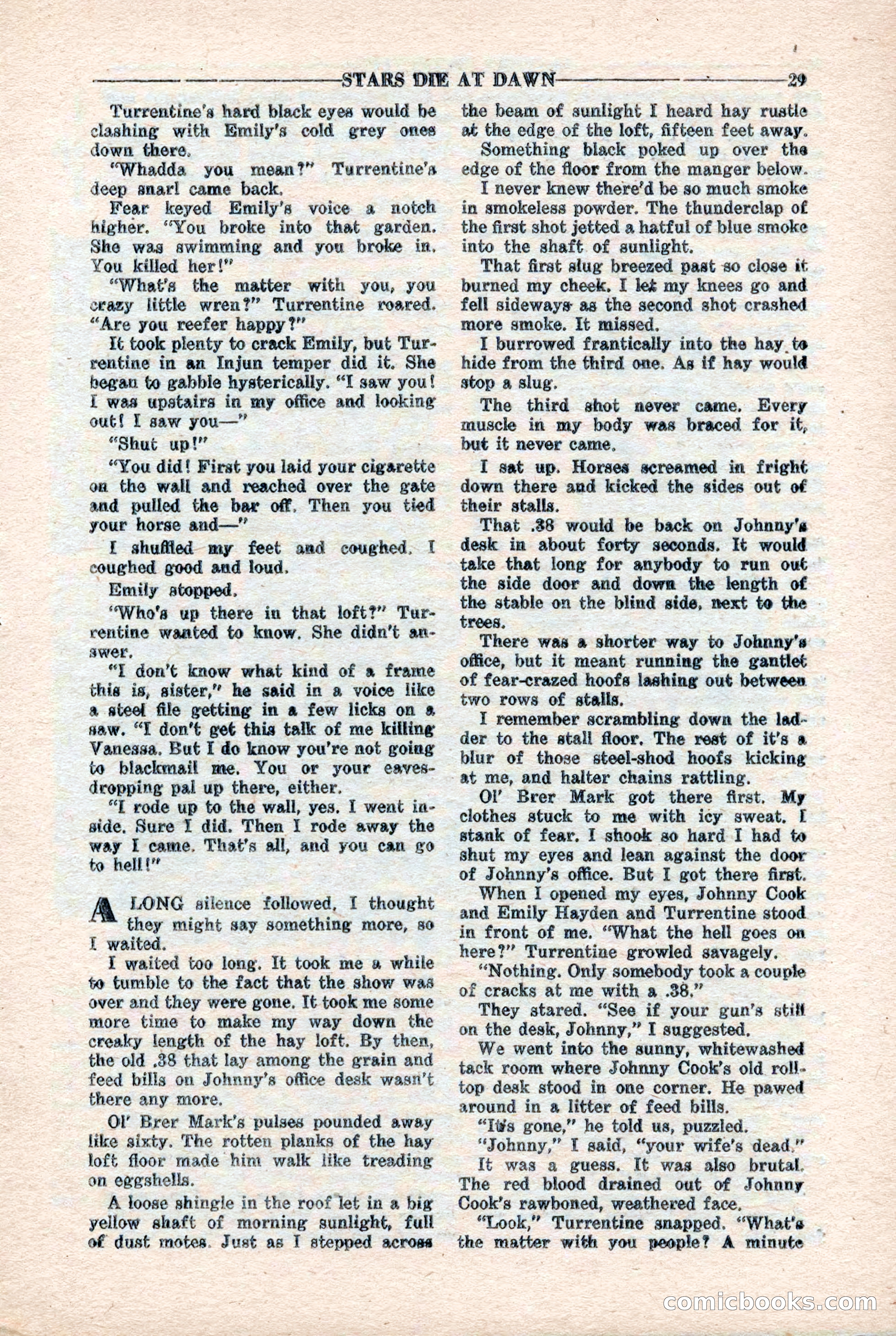 10-Story Detective Magazine, April 1946 — page 31: Pulp Fiction, 1946