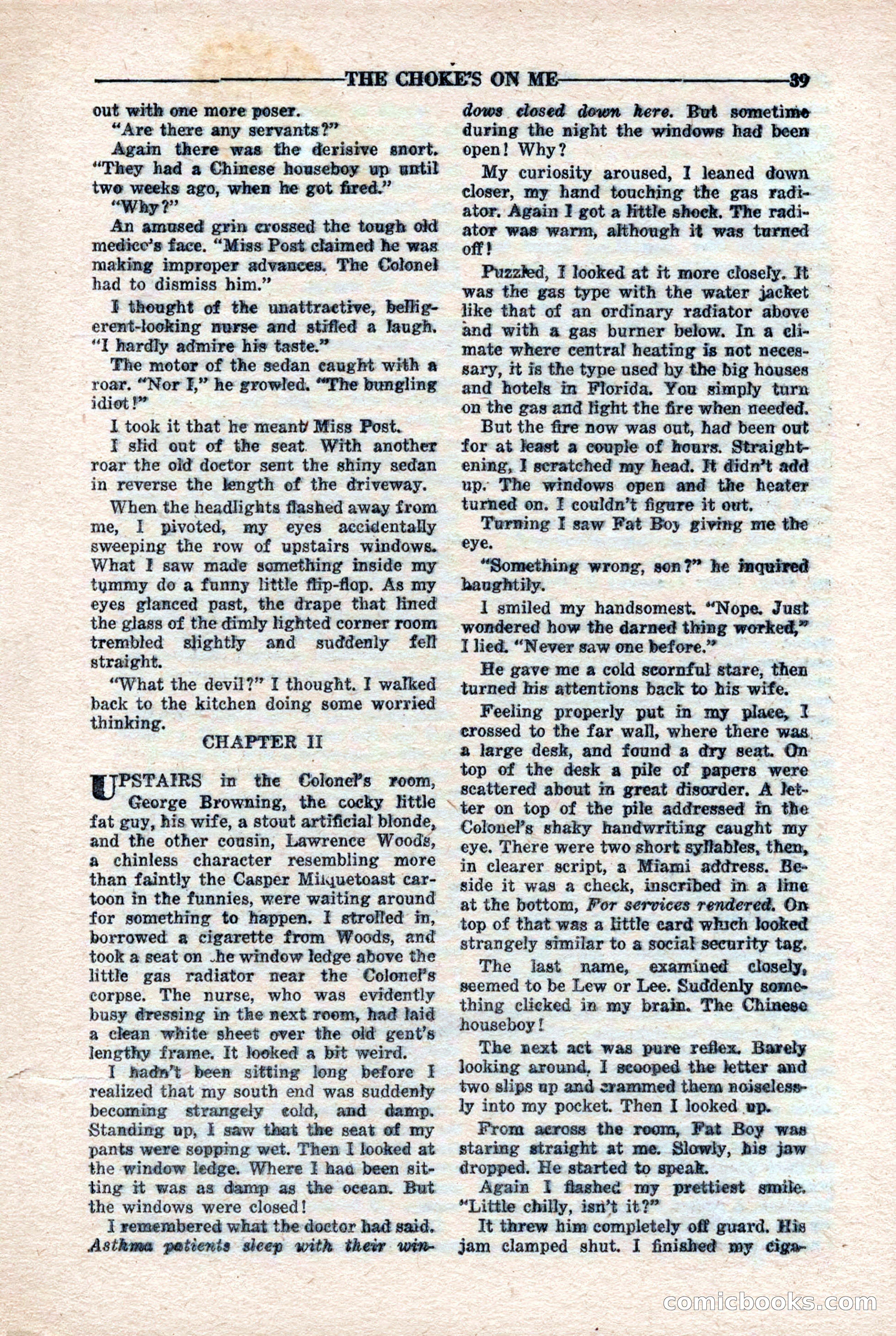10-Story Detective Magazine, April 1946 — page 41: Pulp Fiction, 1946
