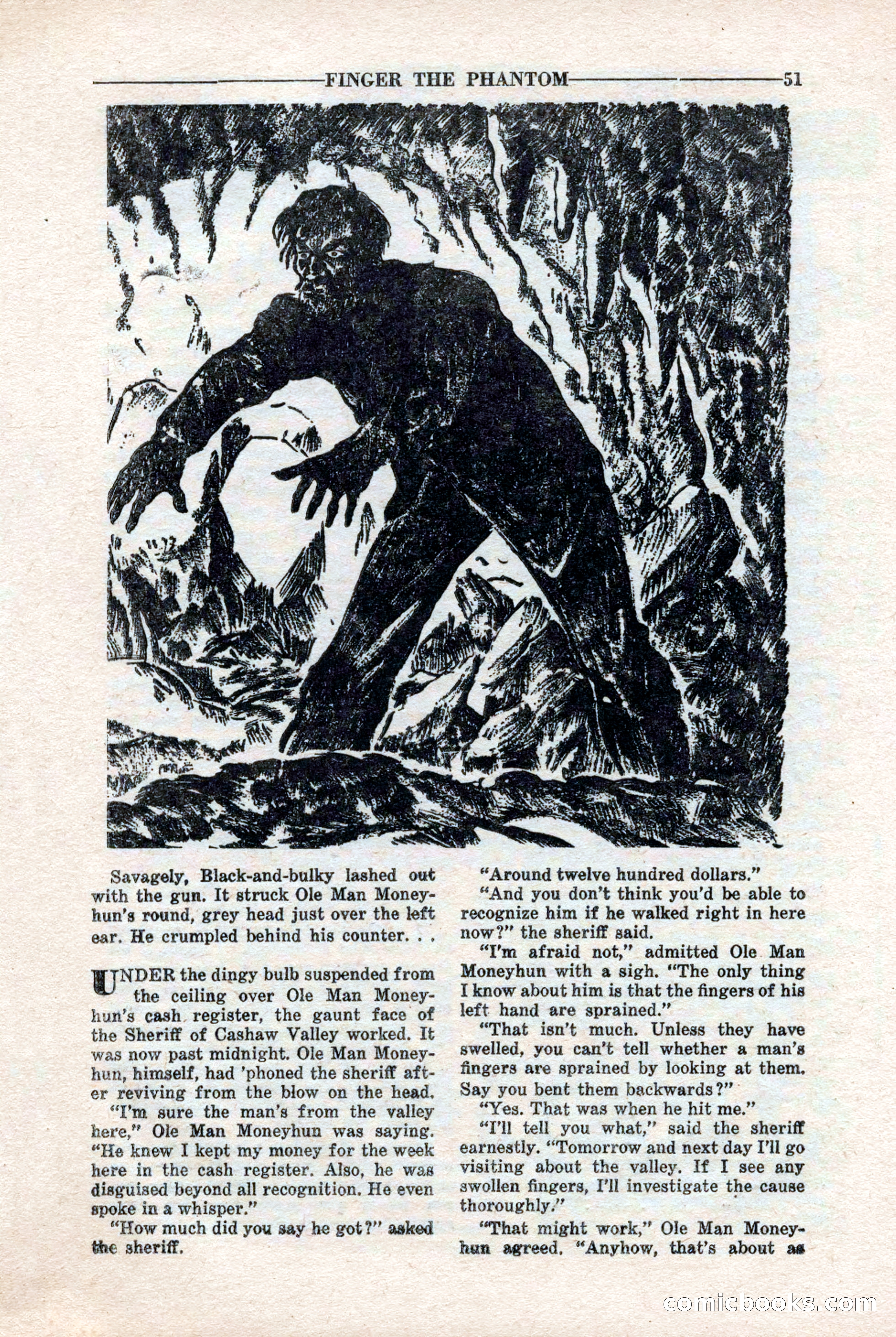 10-Story Detective Magazine, April 1946 — page 53: Pulp Fiction, 1946