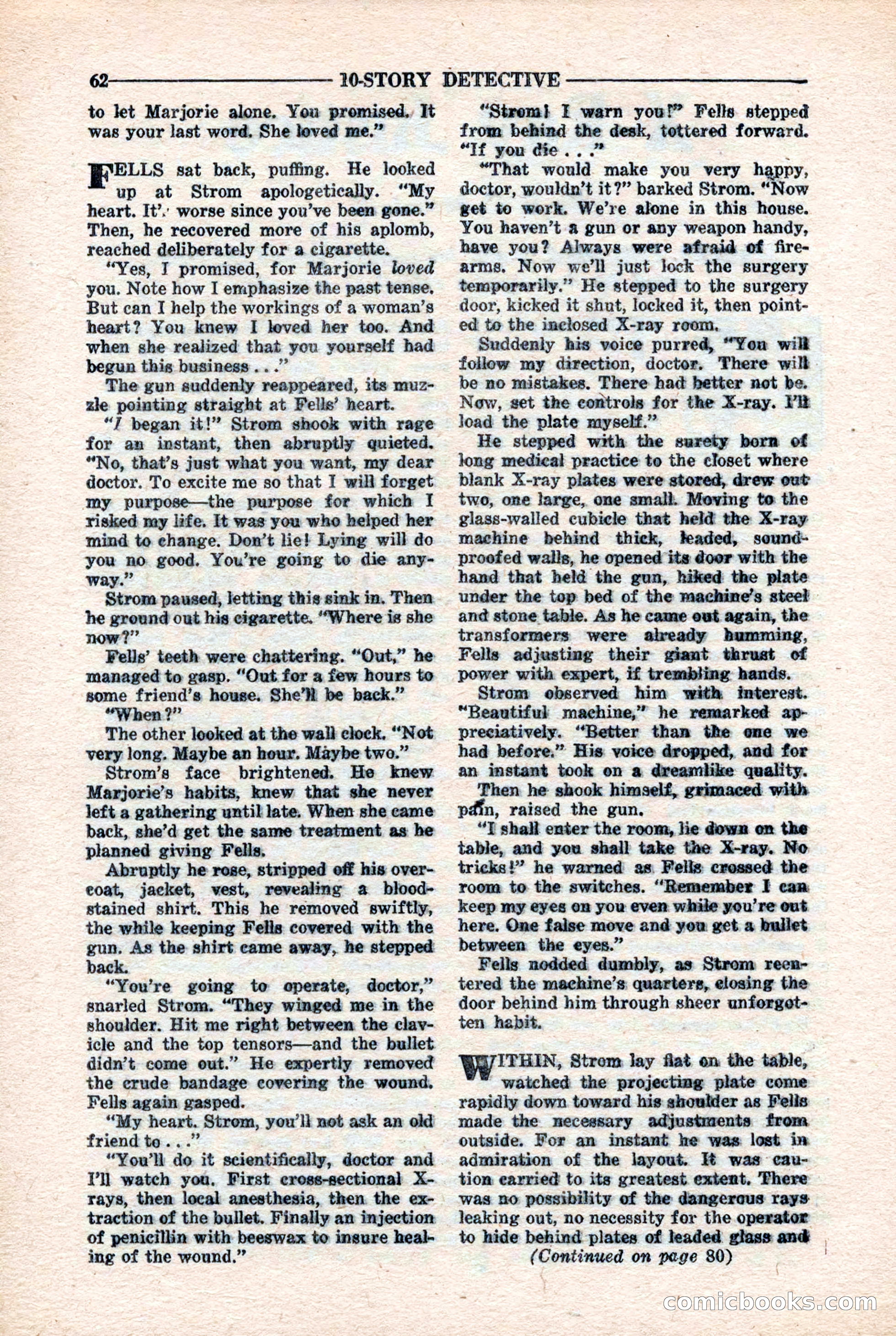 10-Story Detective Magazine, April 1946 — page 64: Pulp Fiction, 1946
