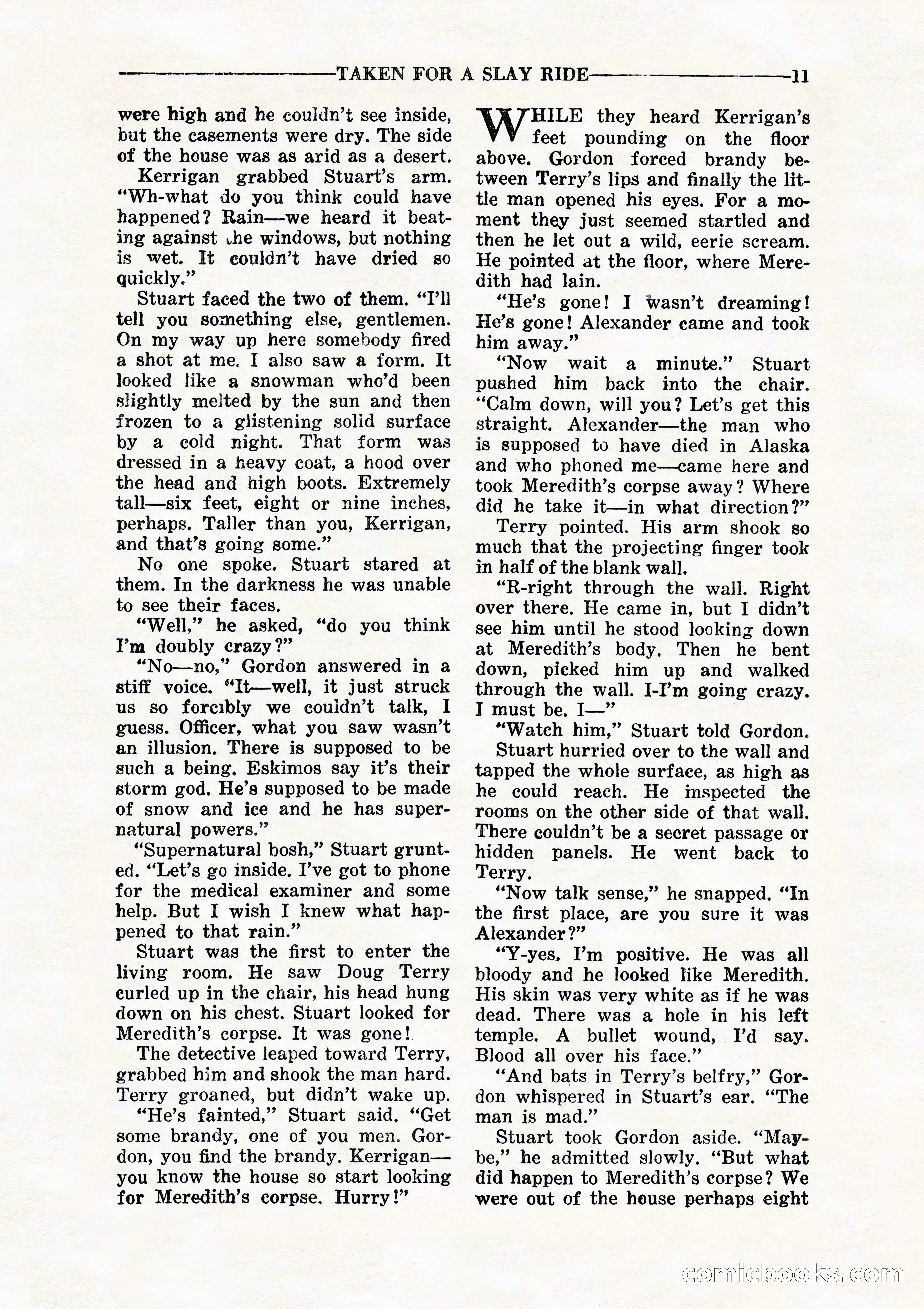 10 Story Detective, July 1942 — page 13: Pulp Fiction, 1942