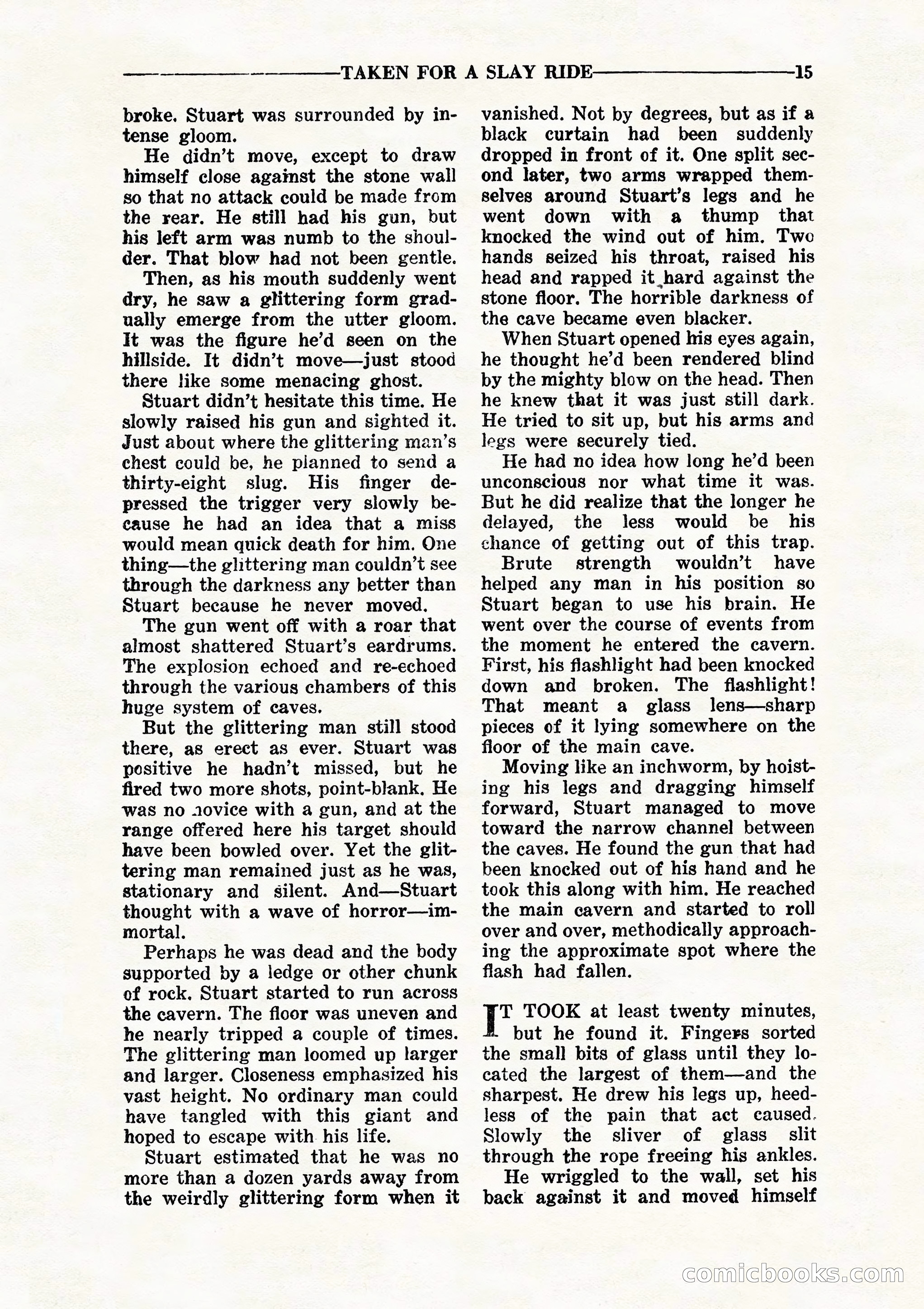 10 Story Detective, July 1942 — page 17: Pulp Fiction, 1942