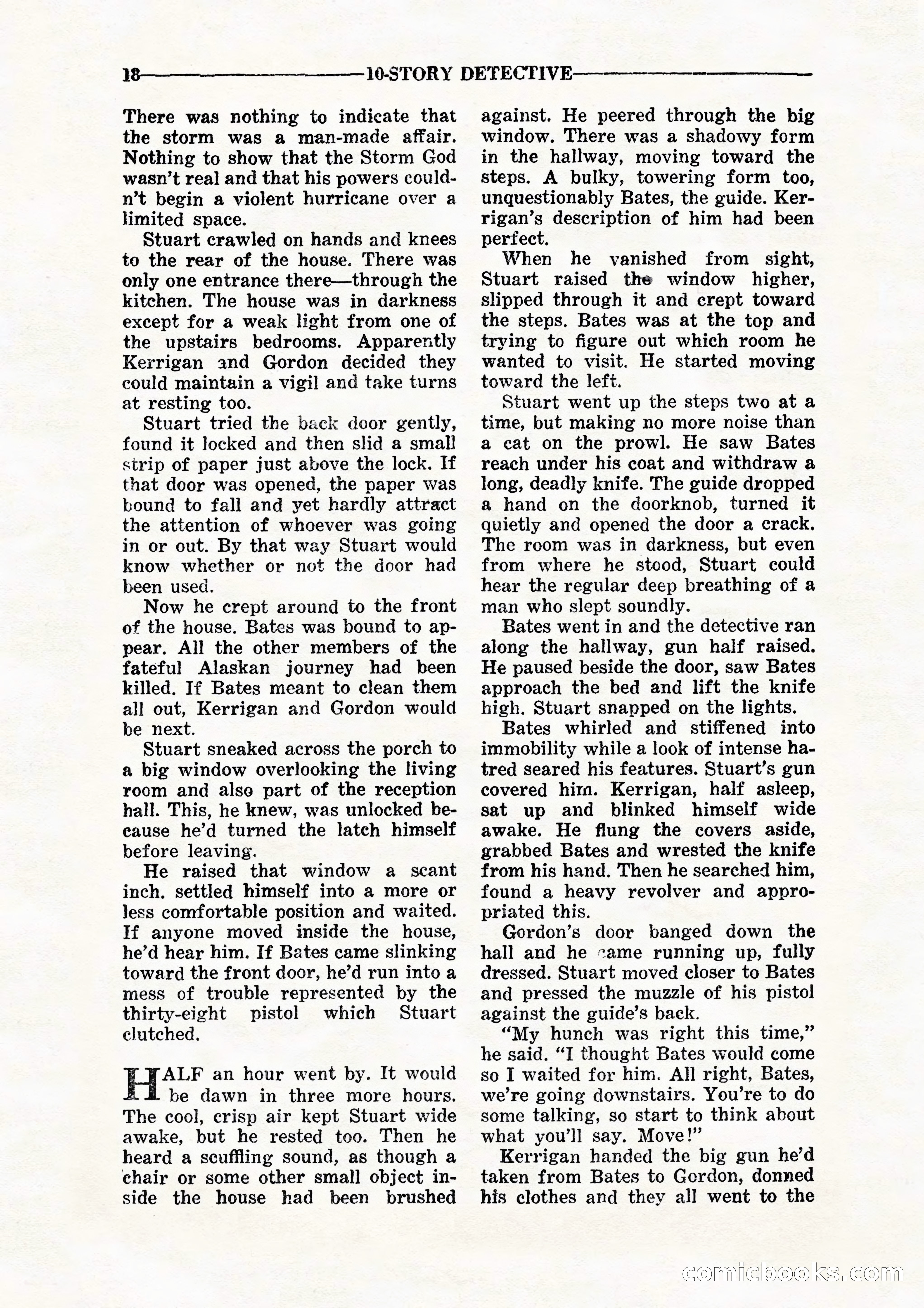 10 Story Detective, July 1942 — page 20: Pulp Fiction, 1942