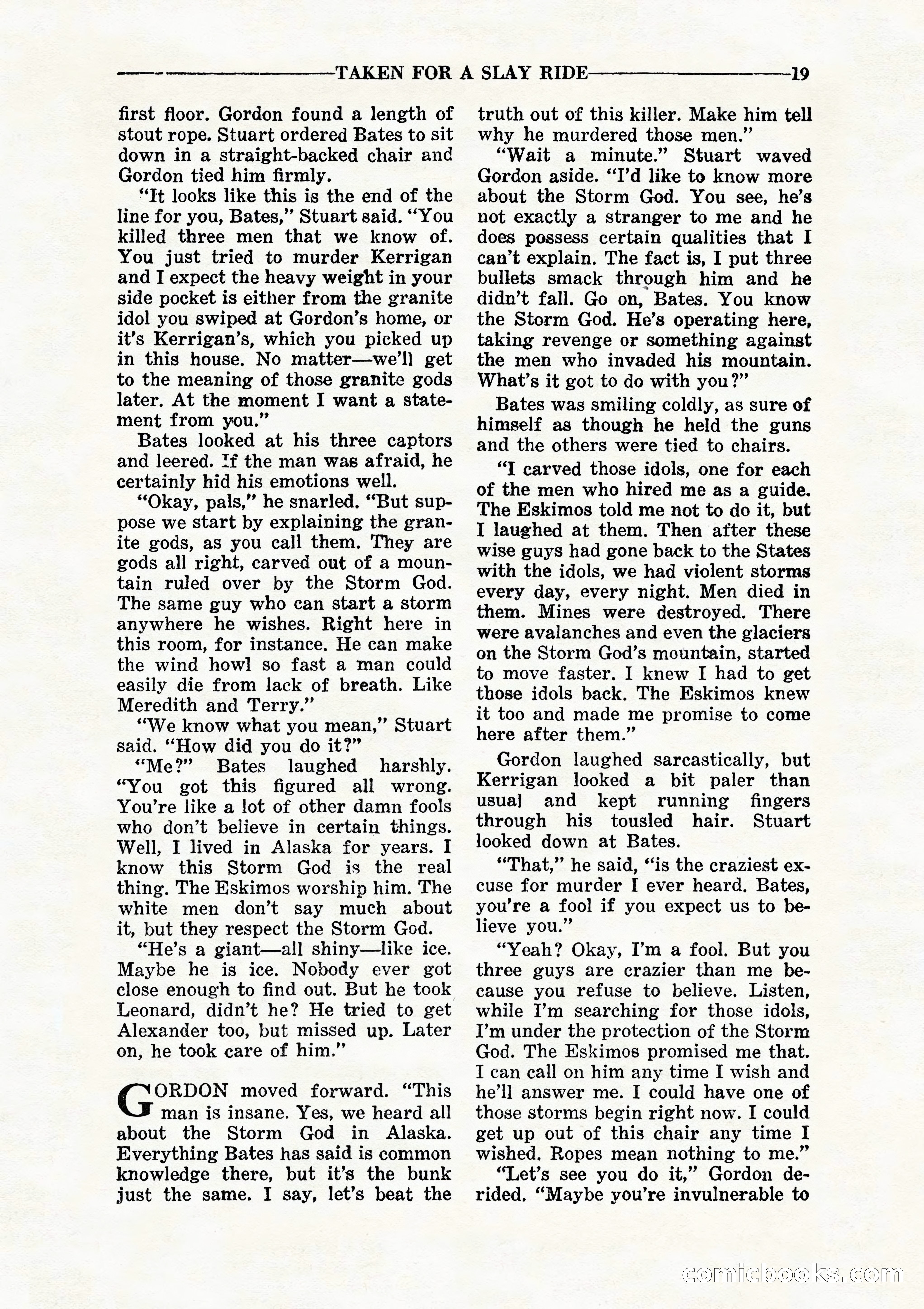 10 Story Detective, July 1942 — page 21: Pulp Fiction, 1942