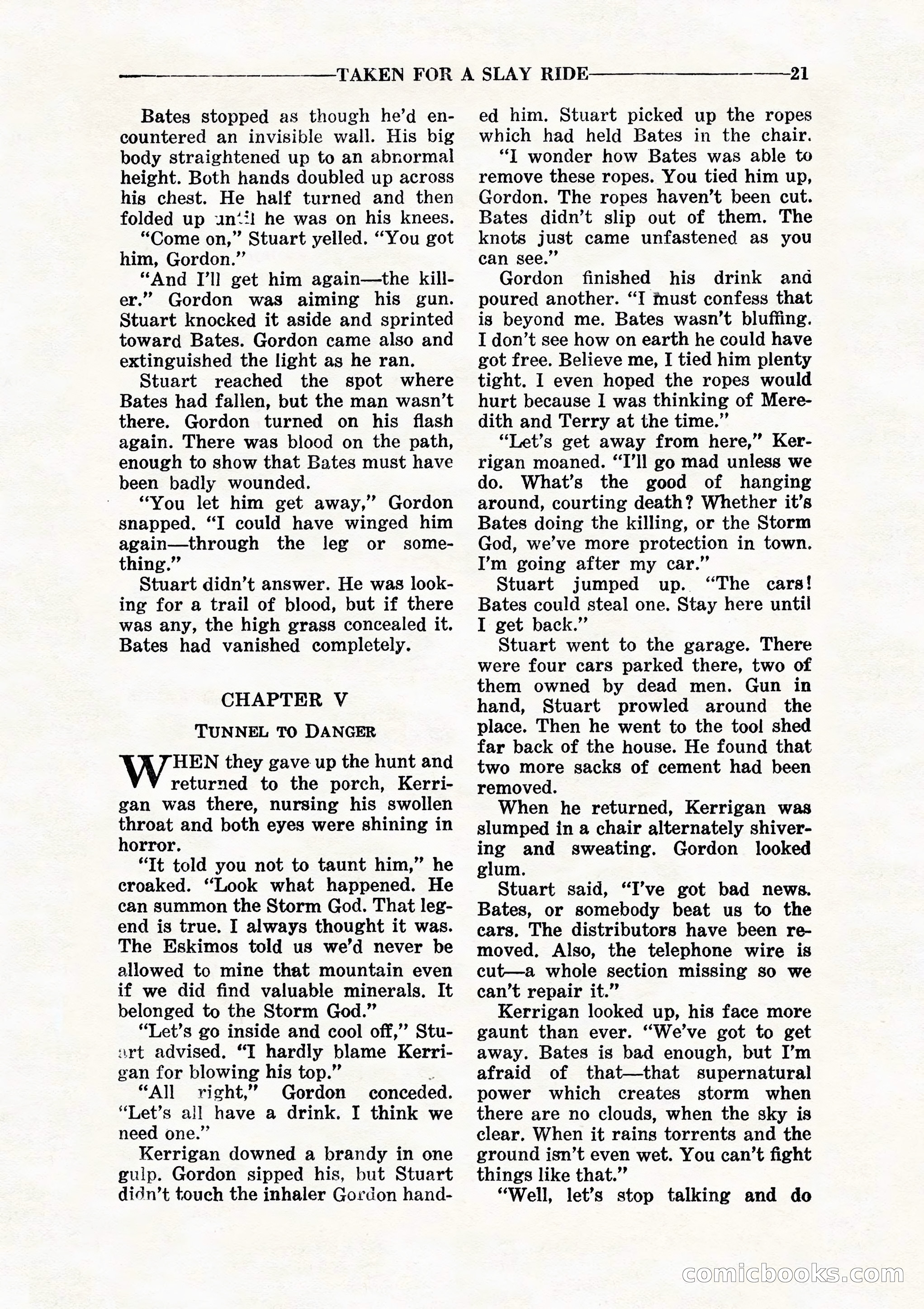 10 Story Detective, July 1942 — page 23: Pulp Fiction, 1942