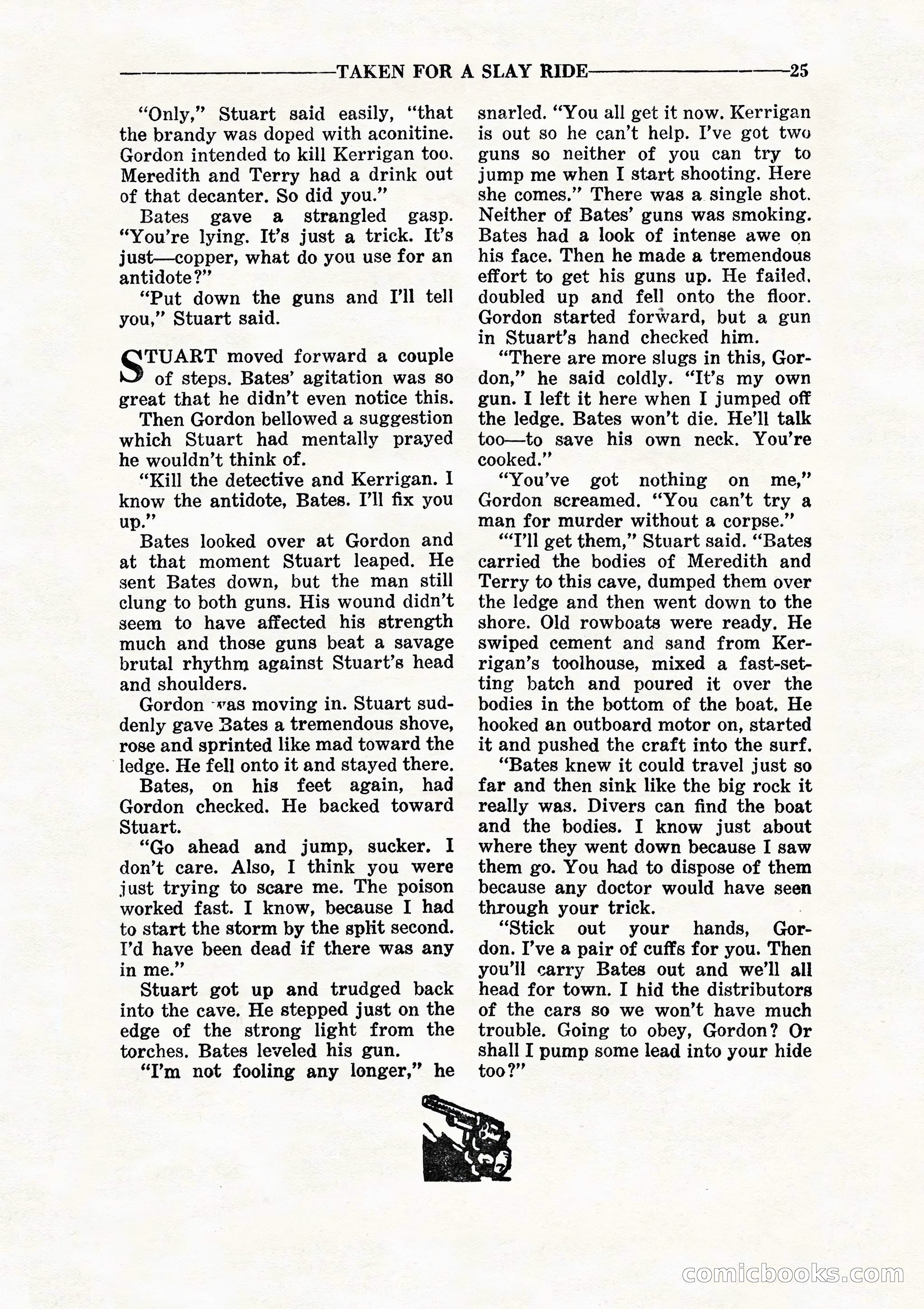 10 Story Detective, July 1942 — page 27: Pulp Fiction, 1942